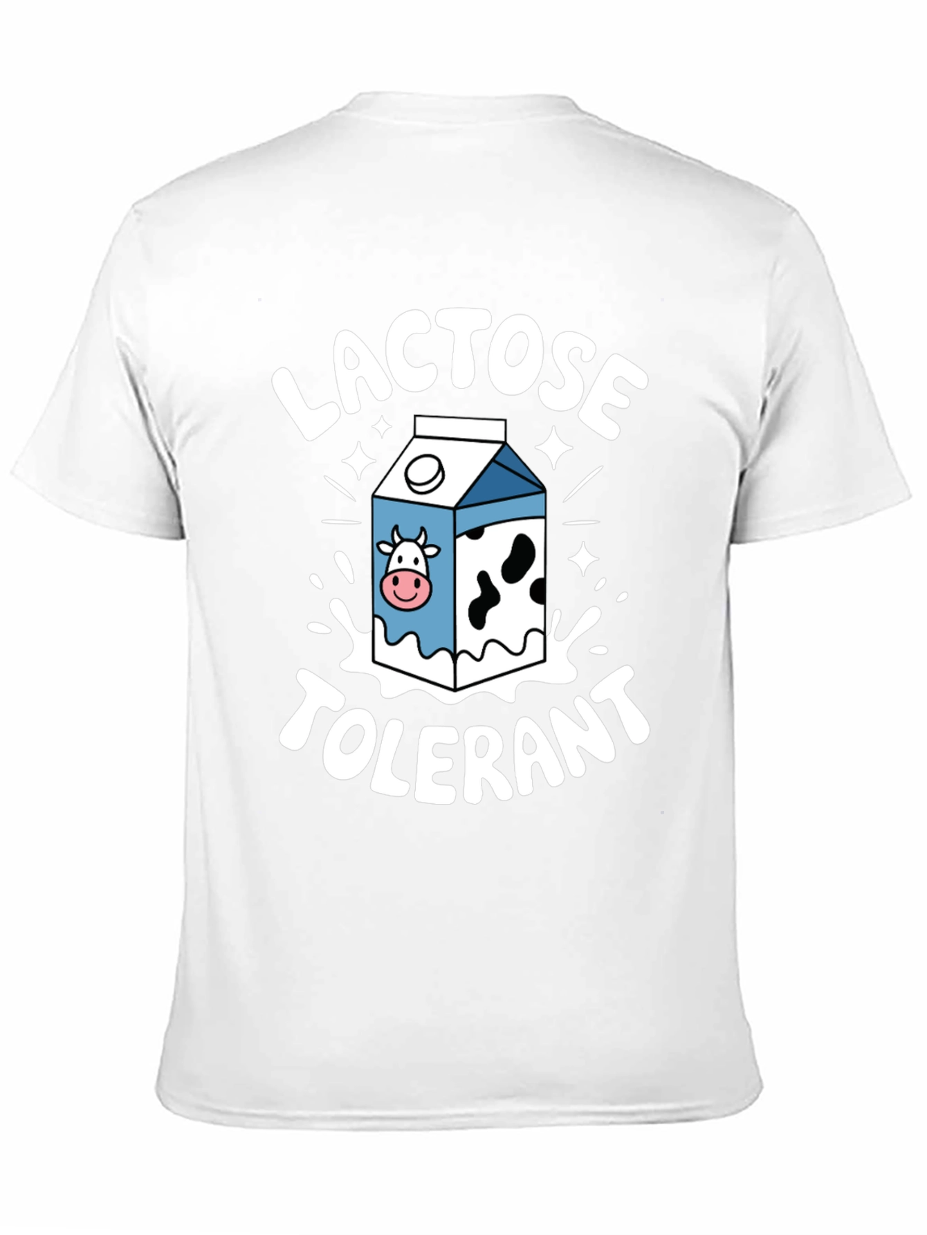 Lactose Tolerant Graphic T-Shirt - Black