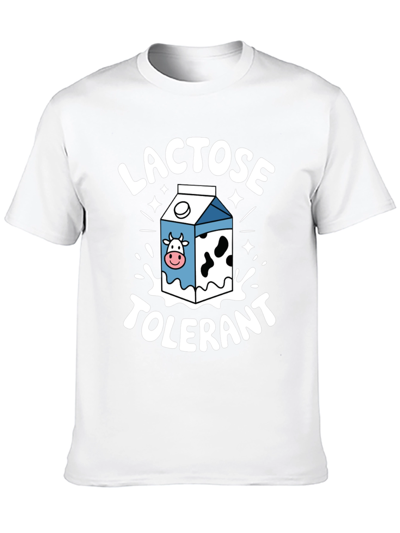 Lactose Tolerant Graphic T-Shirt - Black