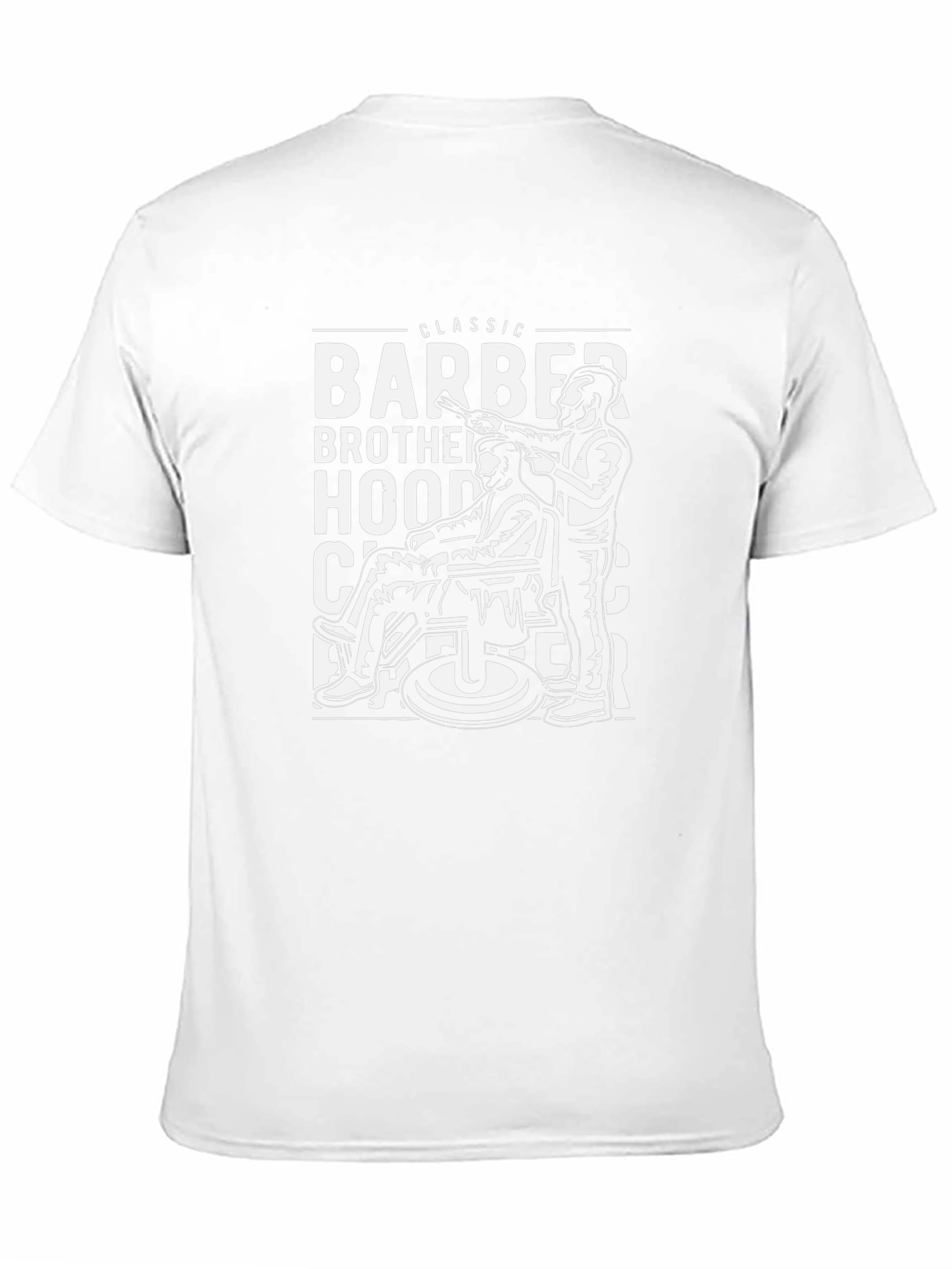 Classic Barber Brotherhood T-Shirt - Cool Graphic Tee