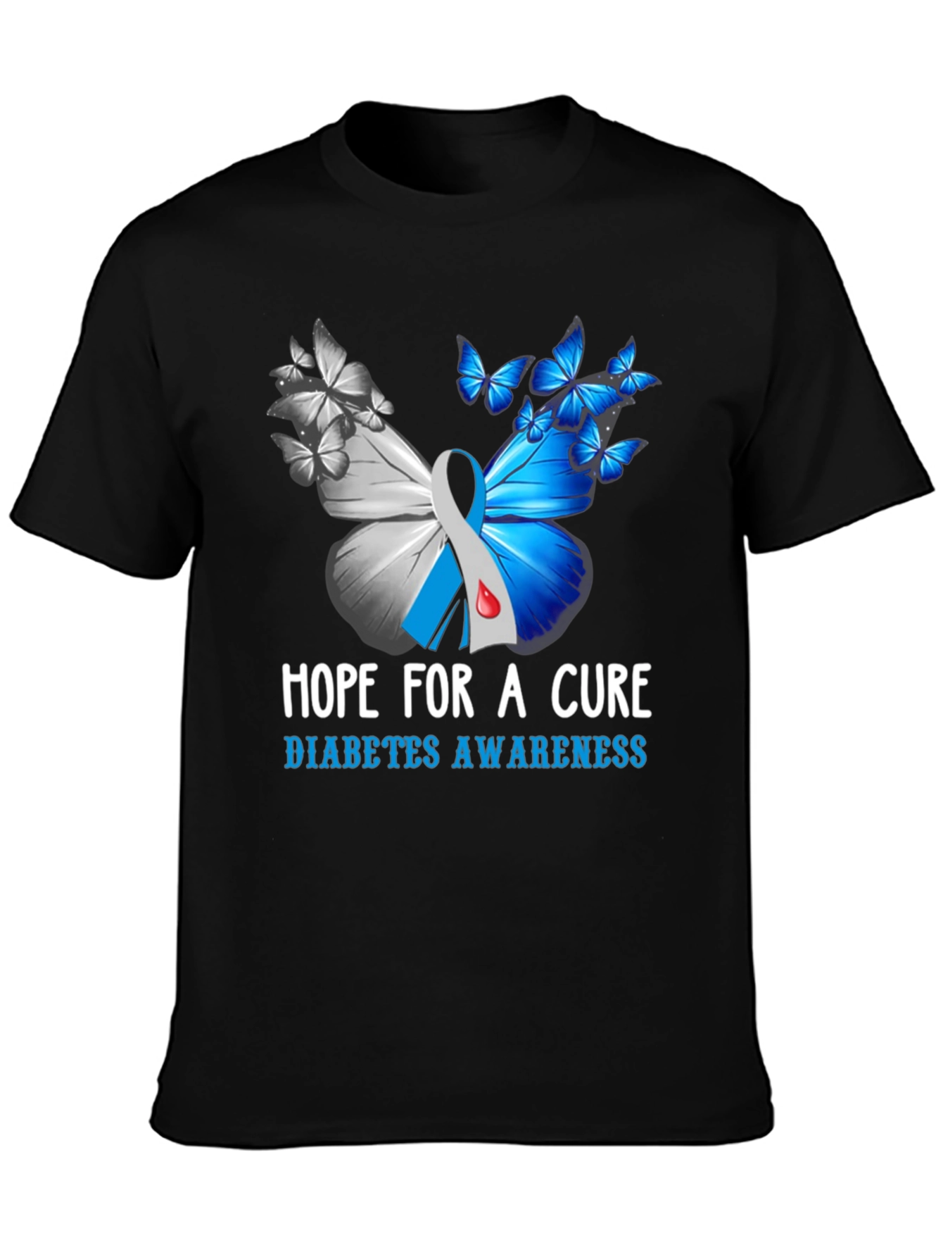 Diabetes Awareness Hope for A Cure T-Shirt
