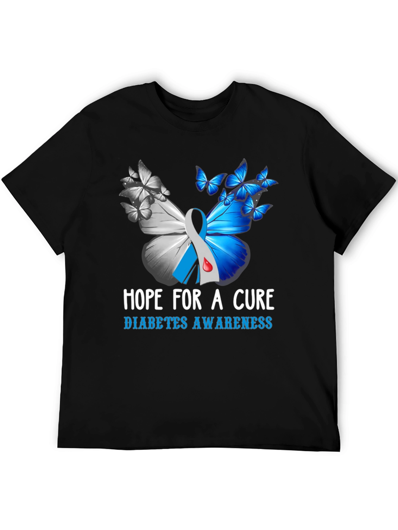 Diabetes Awareness Hope for A Cure T-Shirt