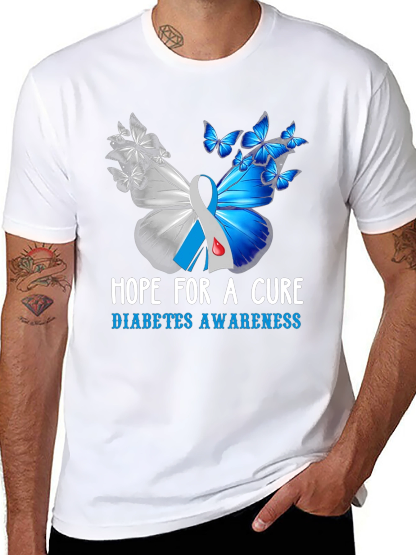 Diabetes Awareness Hope for A Cure T-Shirt