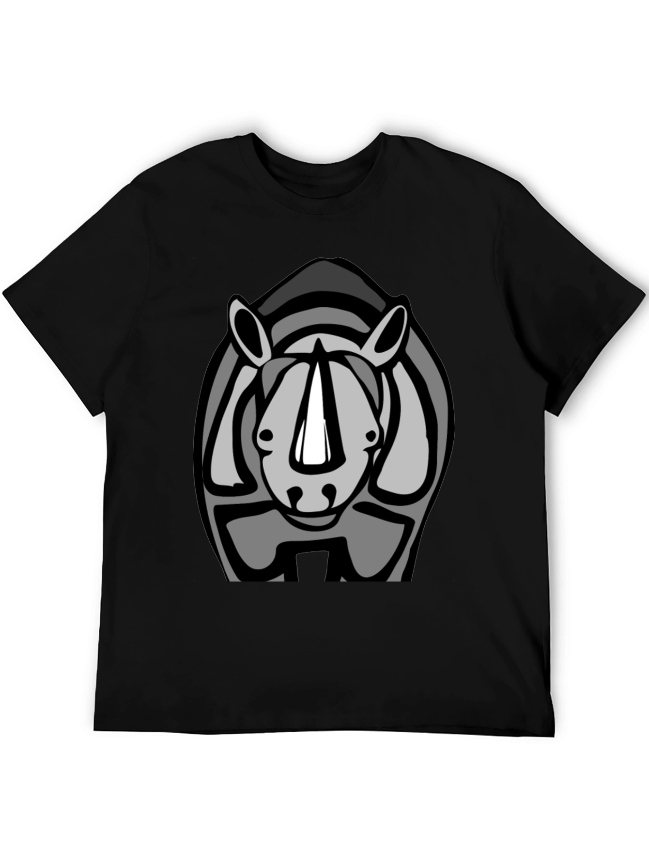 Rhino Graphic Tee - Cool Animal Design