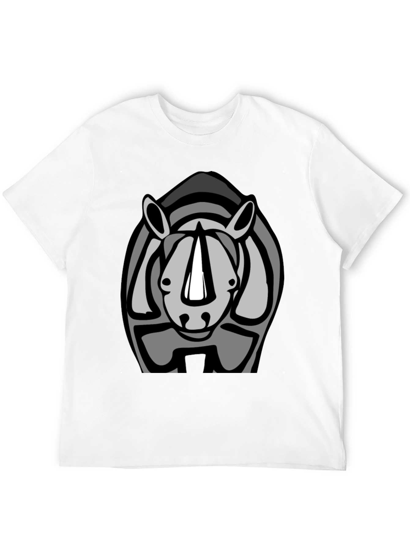 Rhino Graphic Tee - Cool Animal Design