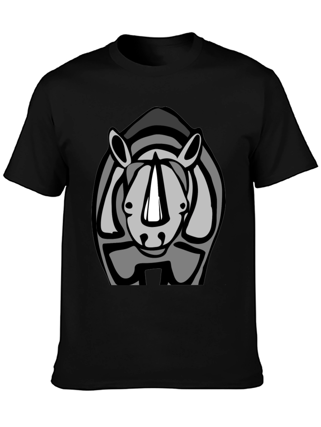 Rhino Graphic Tee - Cool Animal Design