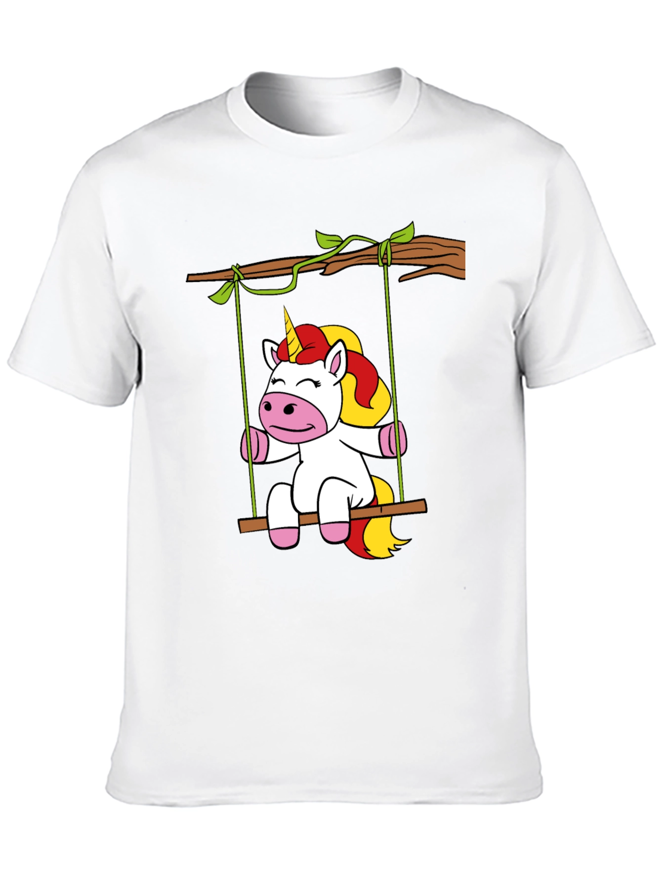 Unicorn on Swing Graphic Tee