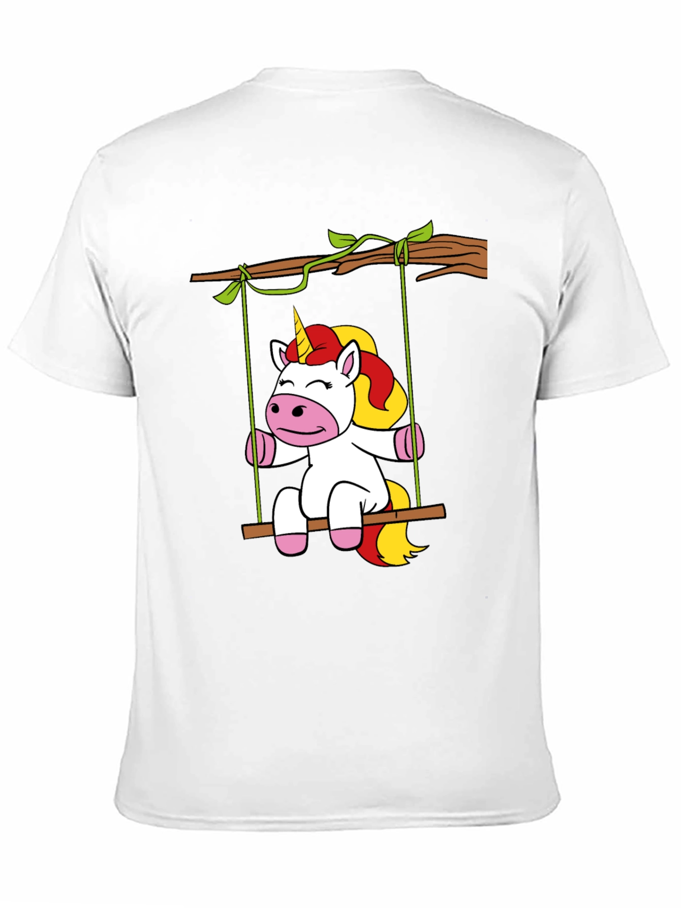 Unicorn on Swing Graphic Tee