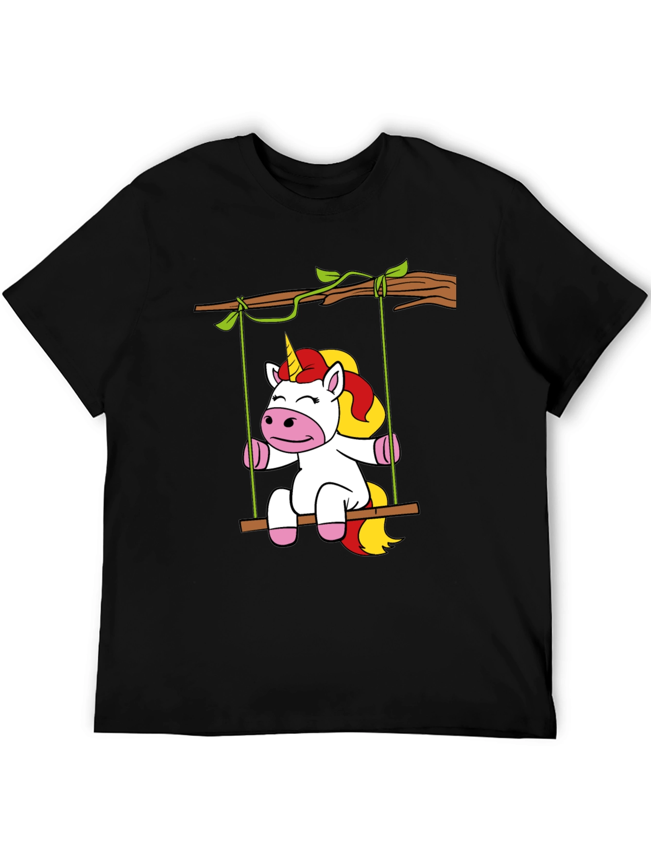 Unicorn on Swing Graphic Tee