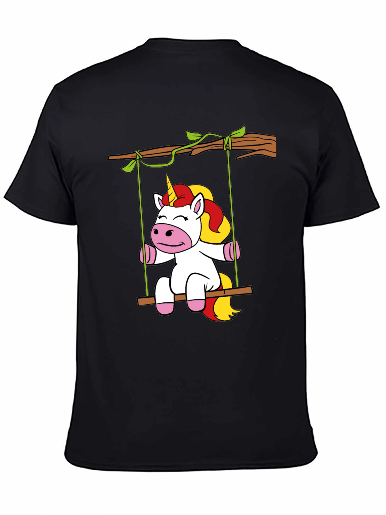 Unicorn on Swing Graphic Tee