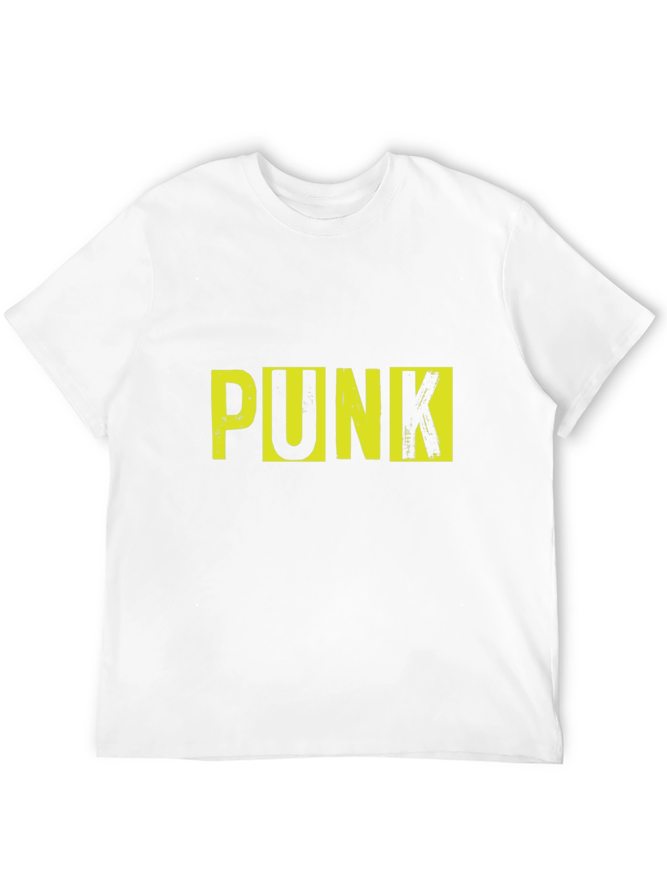 Punk Graphic Tee - Black Cotton T-Shirt