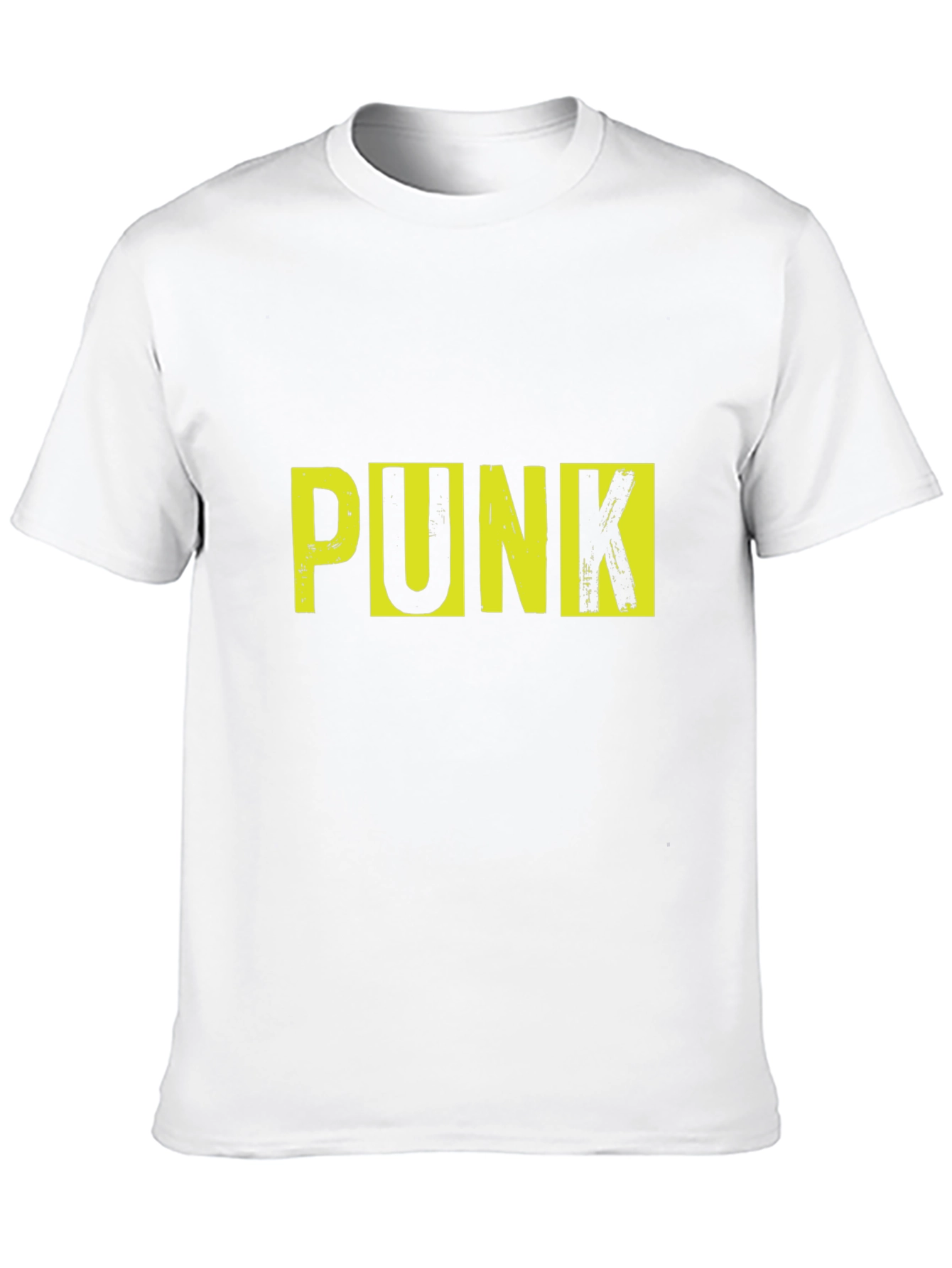 Punk Graphic Tee - Black Cotton T-Shirt