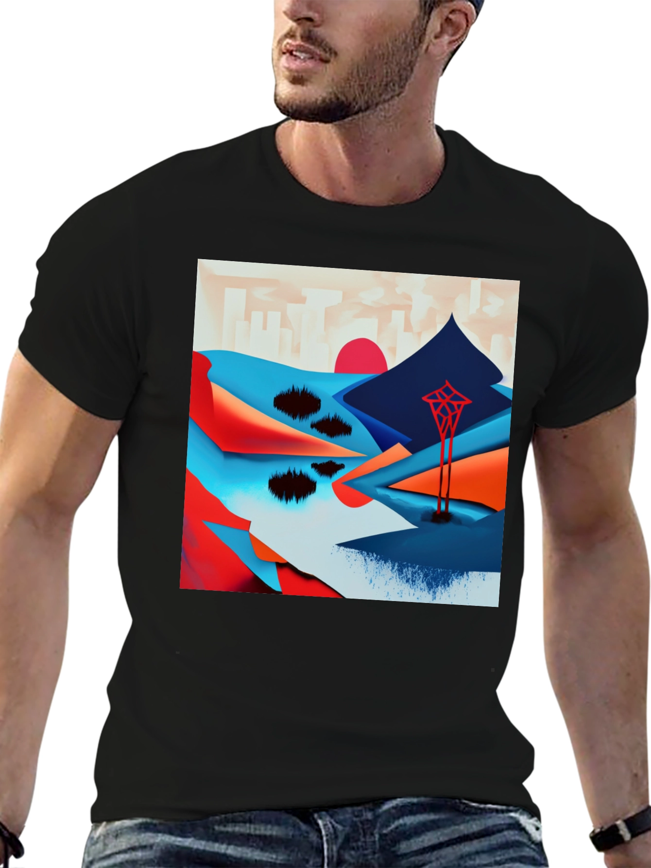 Abstract Landscape Tee