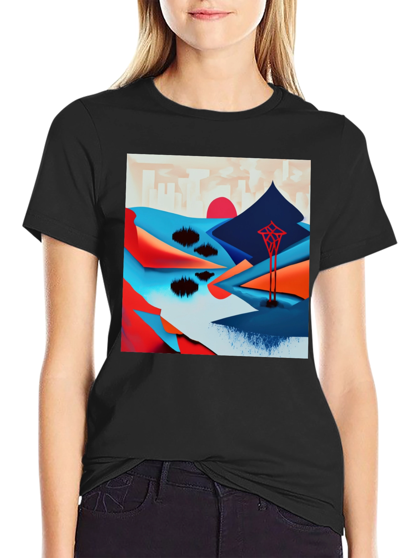 Abstract Landscape Tee