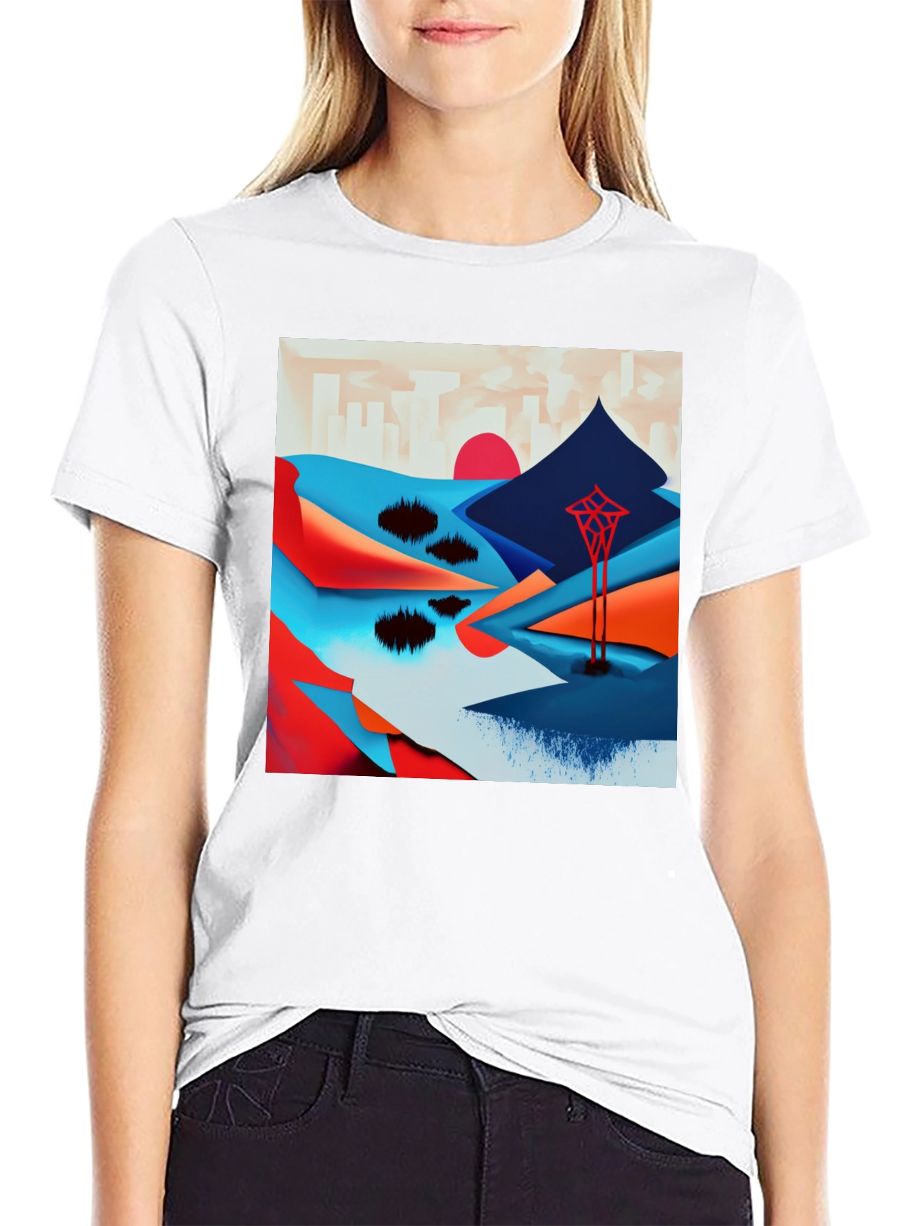 Abstract Landscape Tee