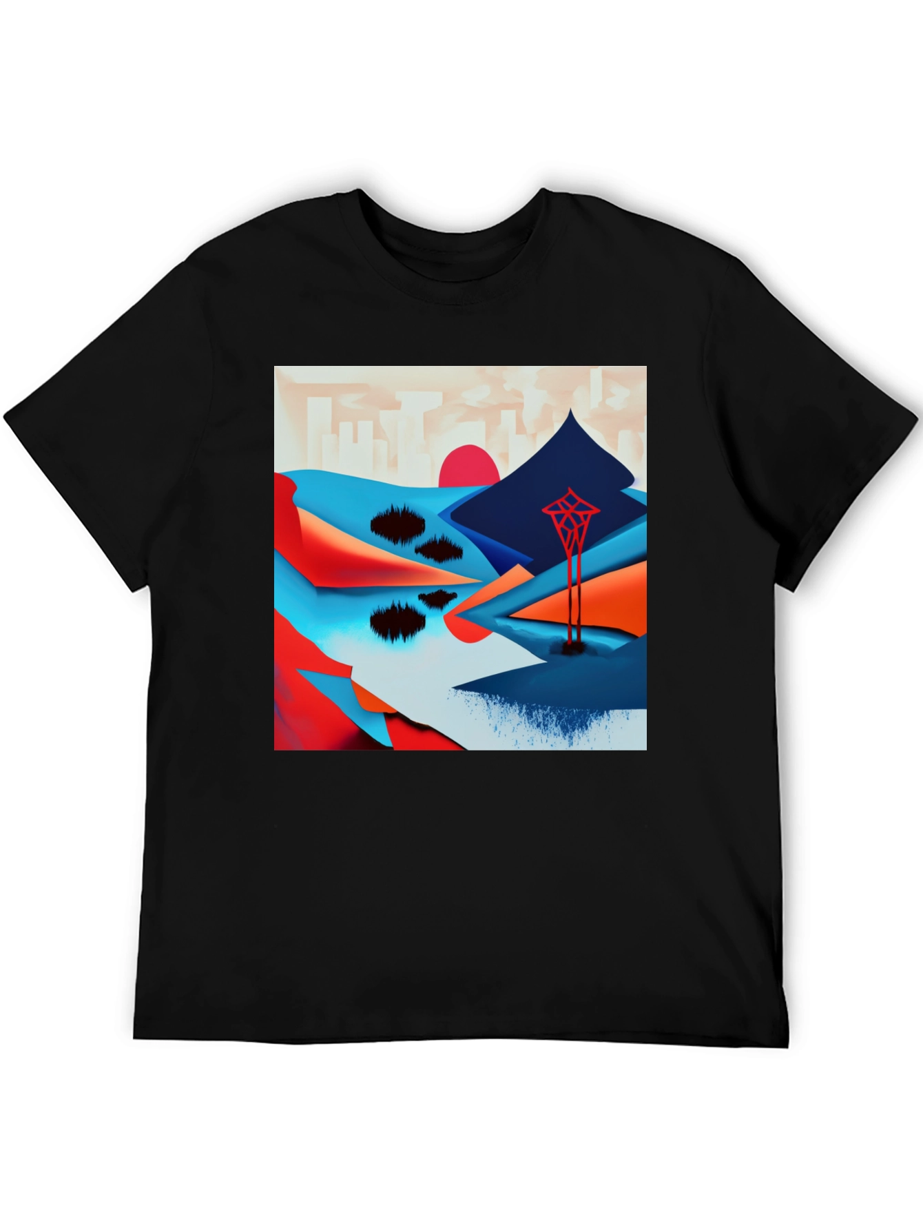Abstract Landscape Tee