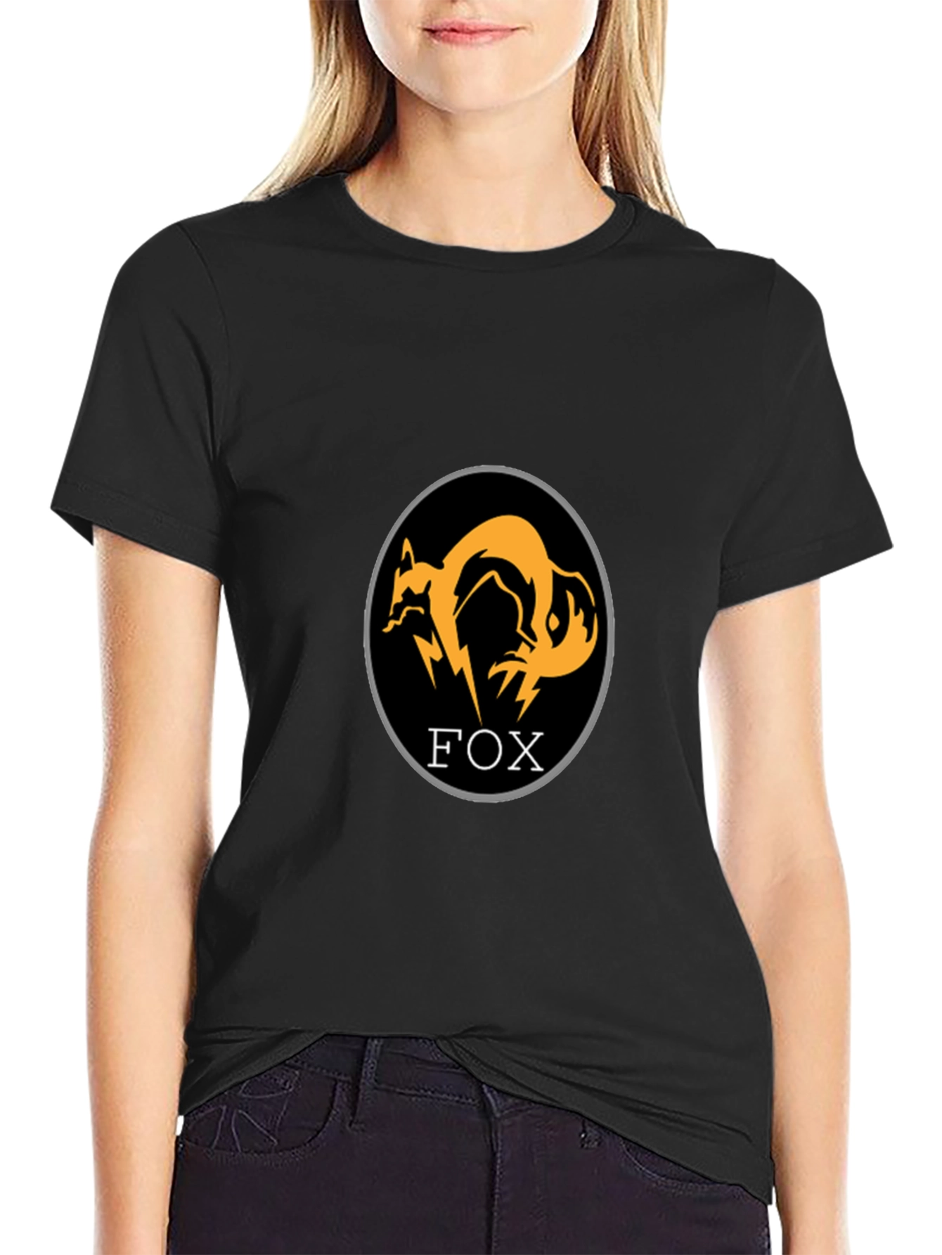 FOX Logo Black T-Shirt