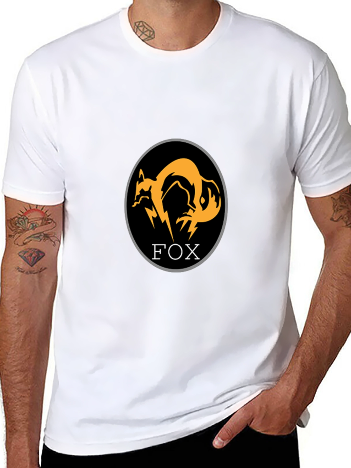 FOX Logo Black T-Shirt