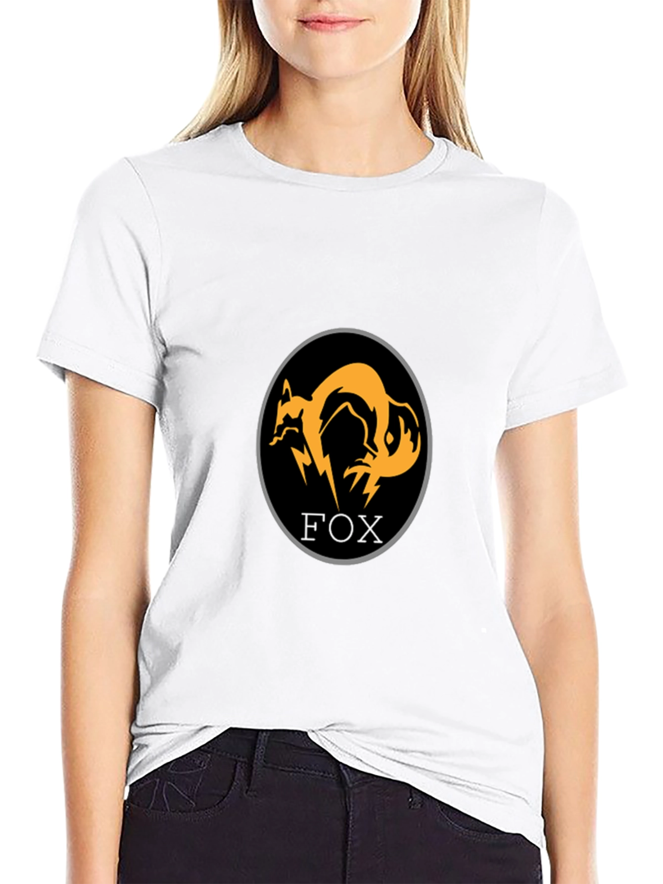 FOX Logo Black T-Shirt