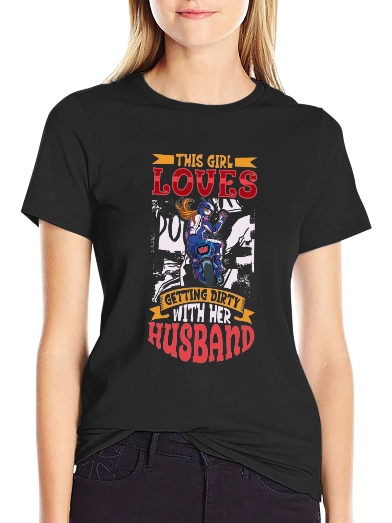 Motorcycle Loving Girls T-Shirt