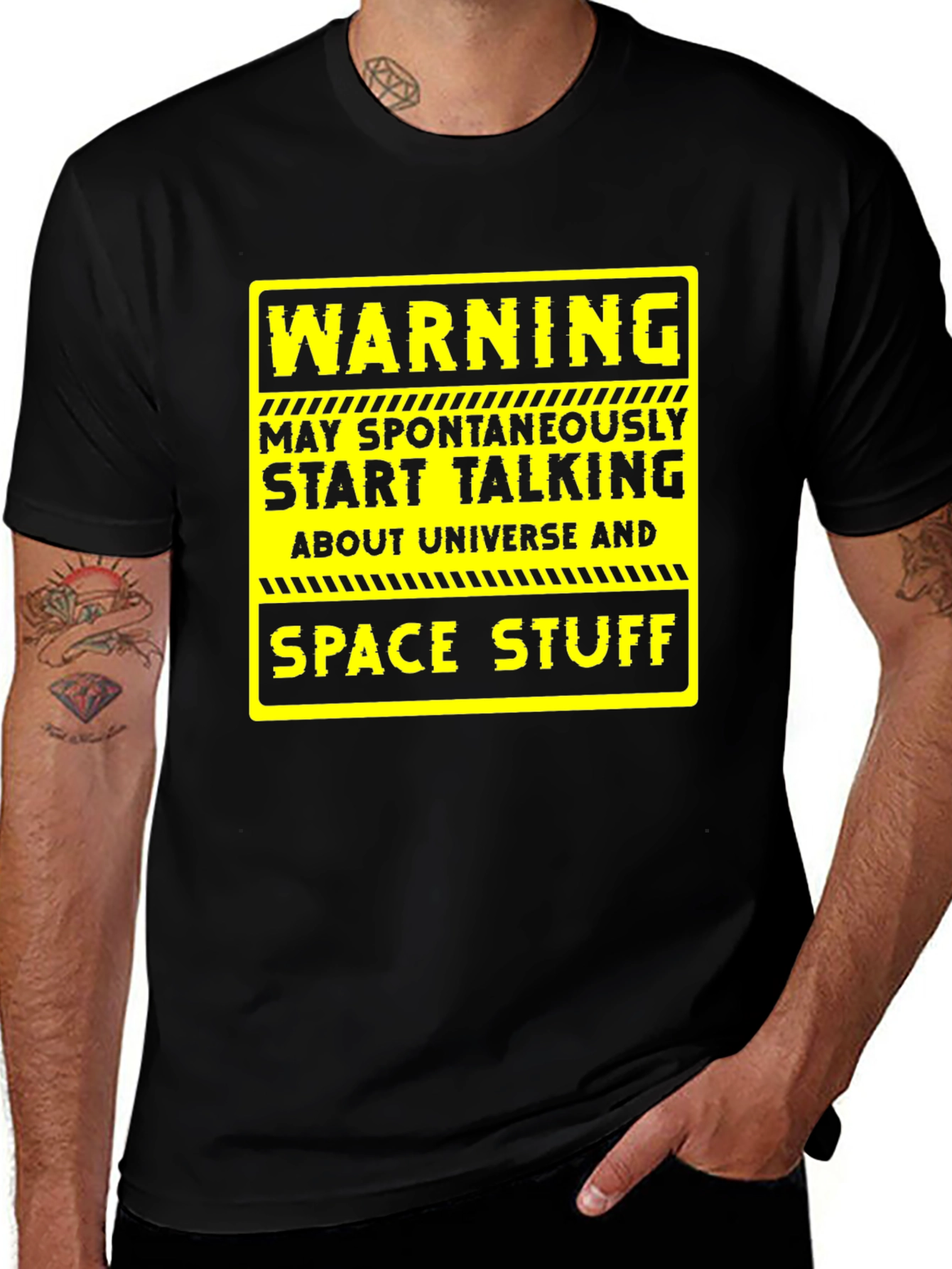 Warning Universe Space Stuff T-Shirt