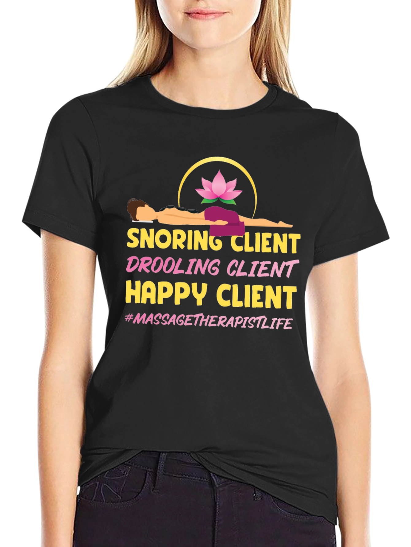 Massage Therapist Life T-Shirt - Funny Spa Client Tee