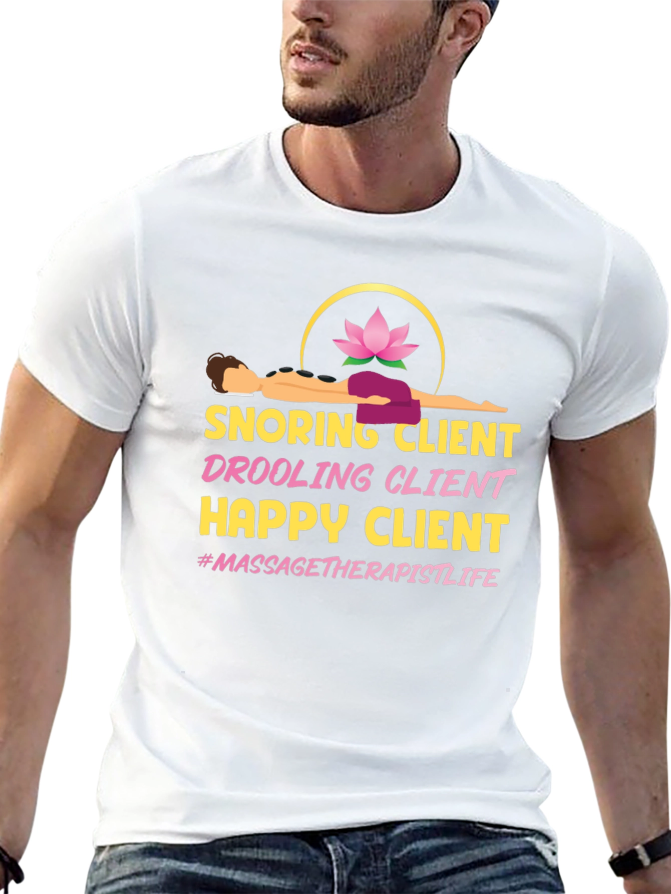 Massage Therapist Life T-Shirt - Funny Spa Client Tee