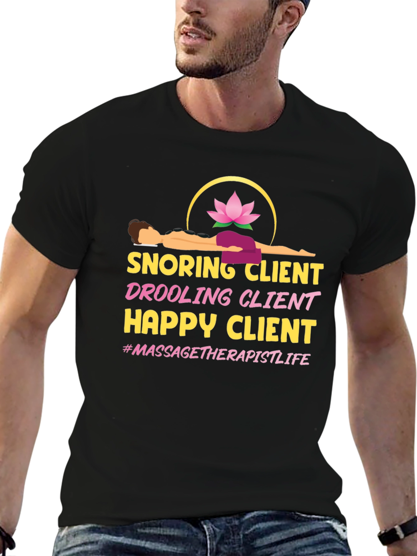 Massage Therapist Life T-Shirt - Funny Spa Client Tee