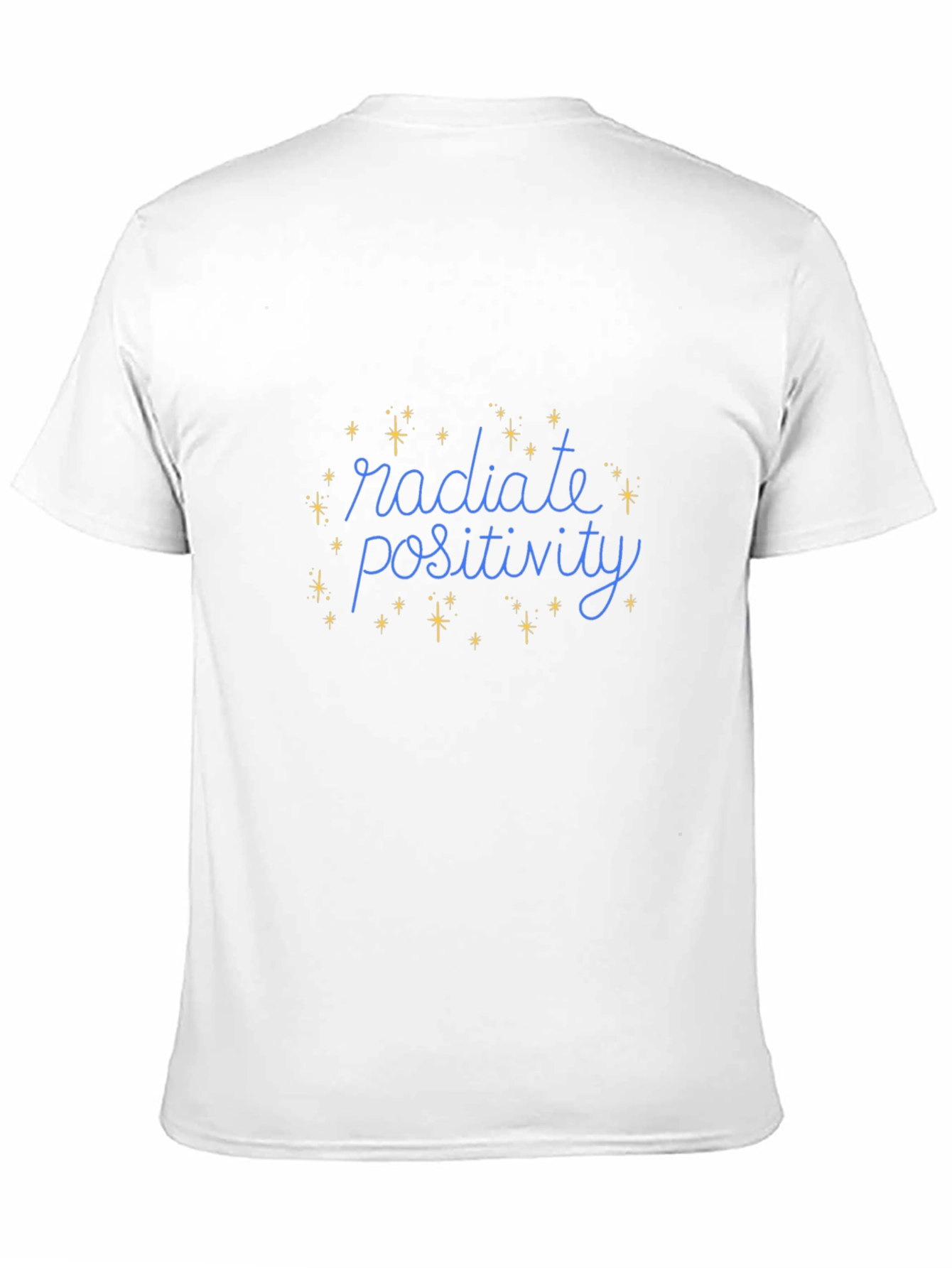 Radiate Positivity Black Graphic T-Shirt