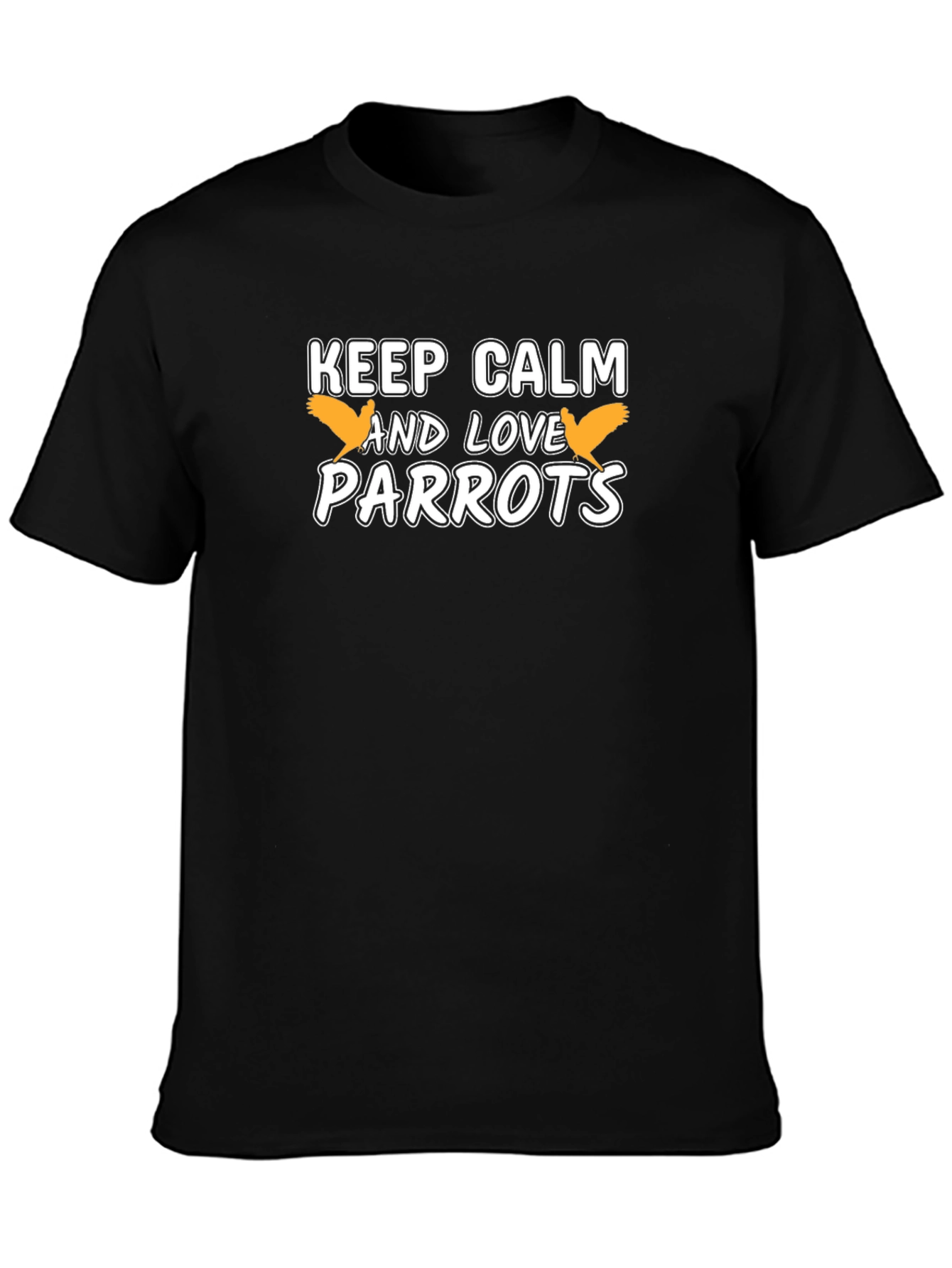 Keep Calm & Love Parrots Graphic T-Shirt
