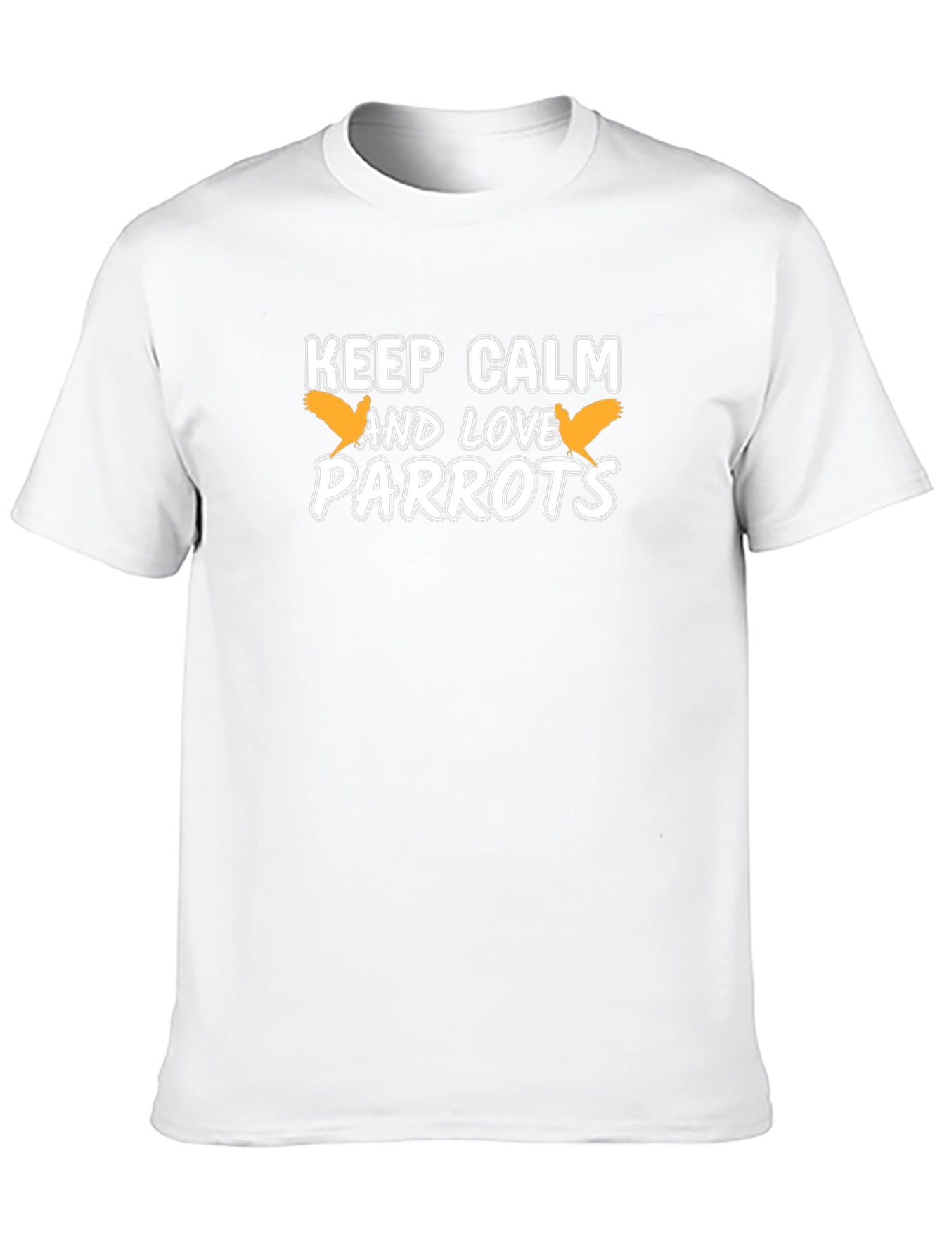 Keep Calm & Love Parrots Graphic T-Shirt