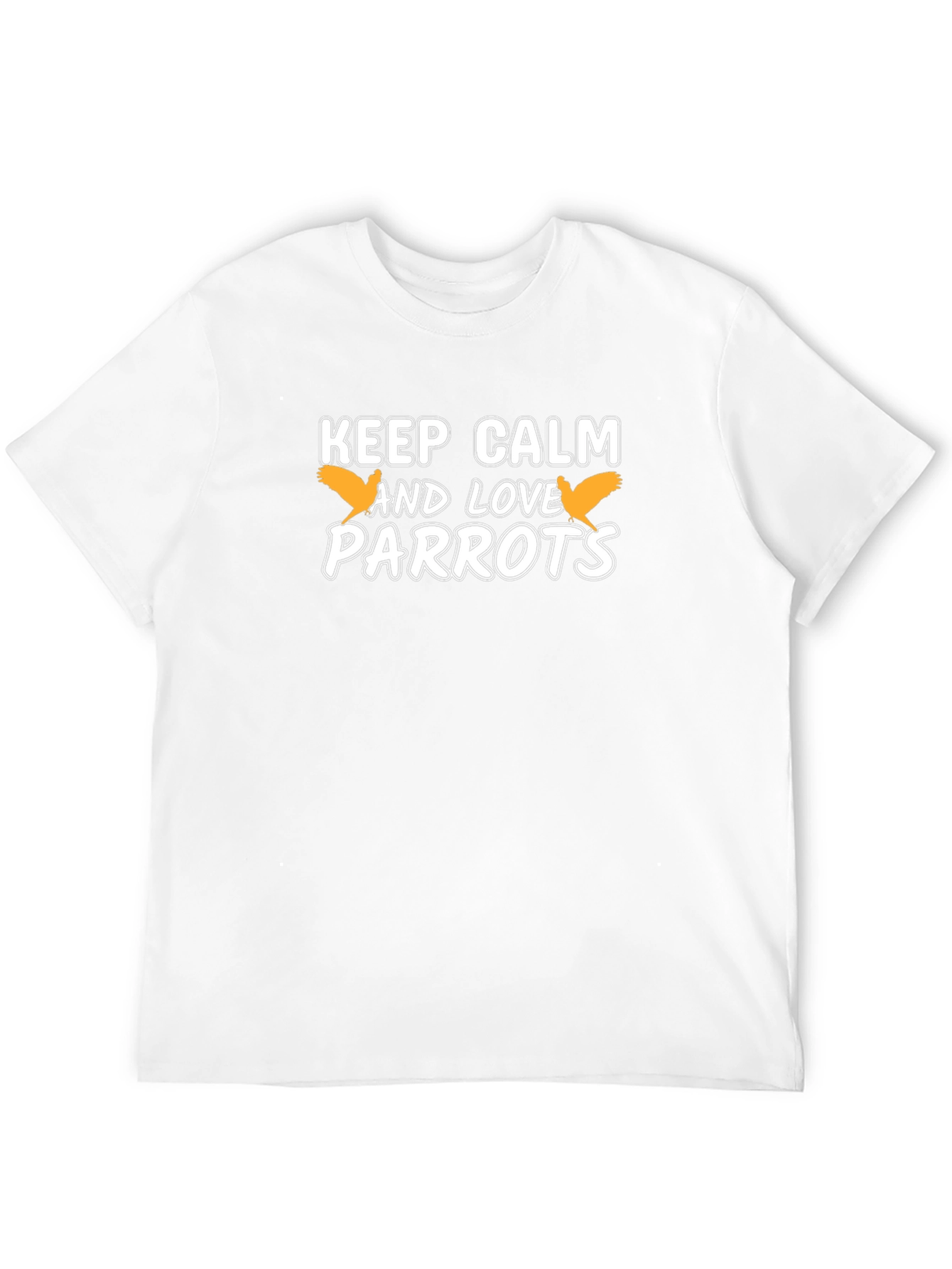 Keep Calm & Love Parrots Graphic T-Shirt