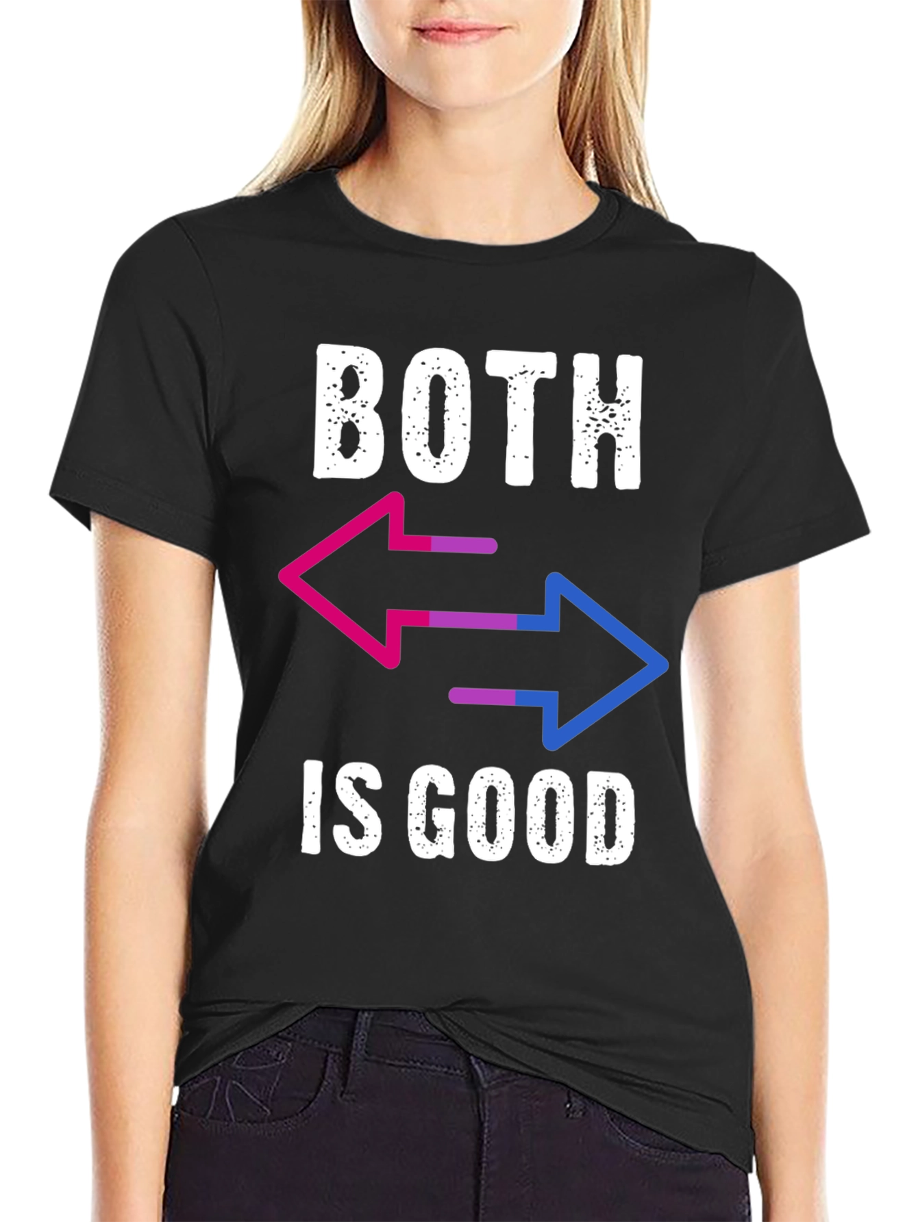Bisexual Pride Graphic Tee - Both Is Good