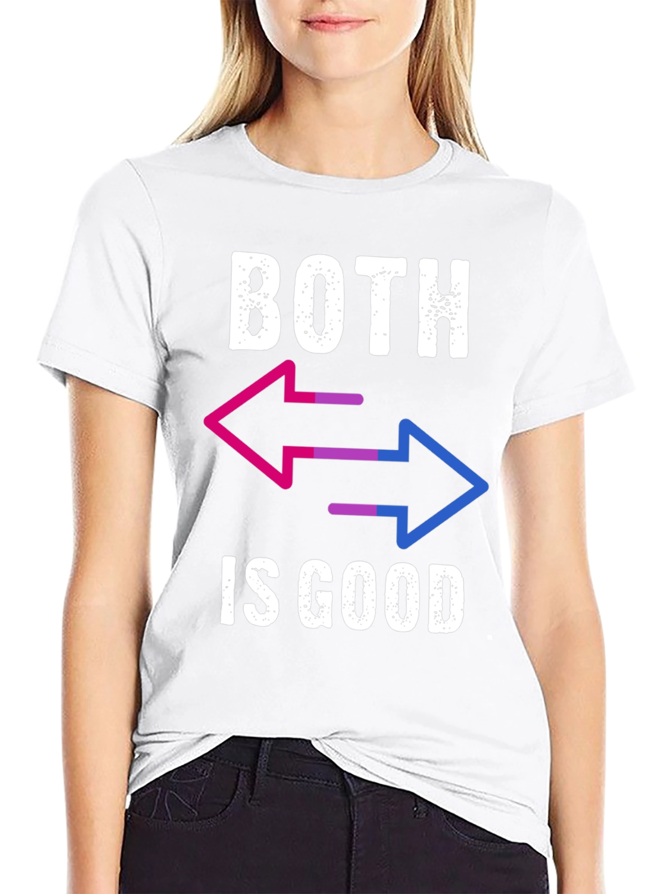 Bisexual Pride Graphic Tee - Both Is Good