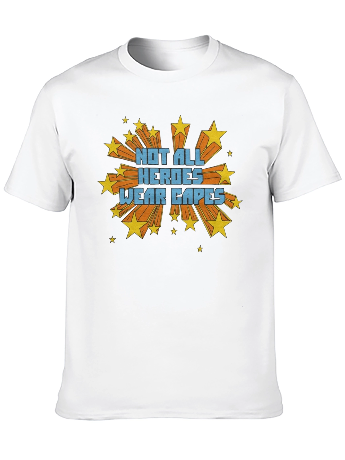 Not All Heroes Wear Capes Black Graphic Tee