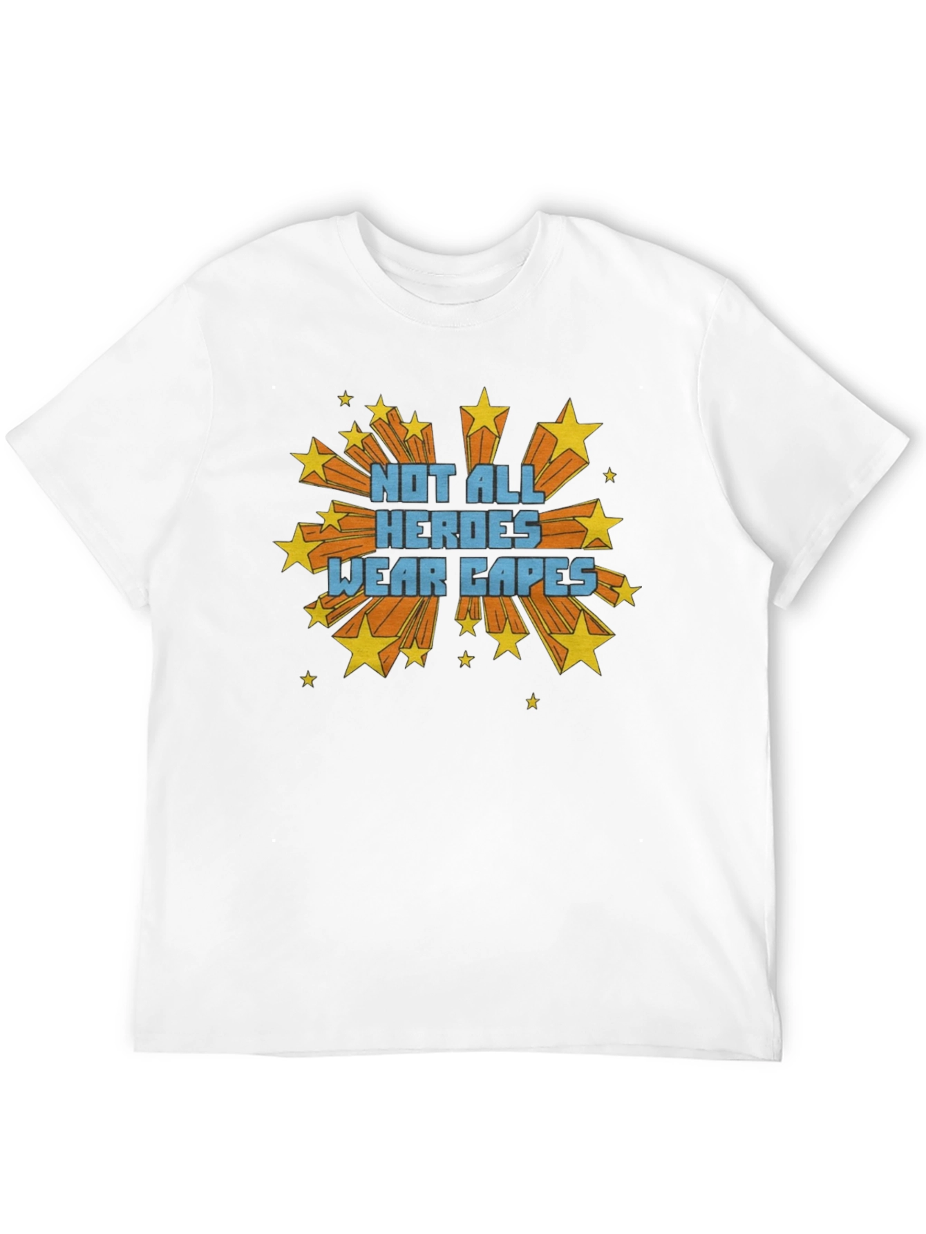 Not All Heroes Wear Capes Black Graphic Tee