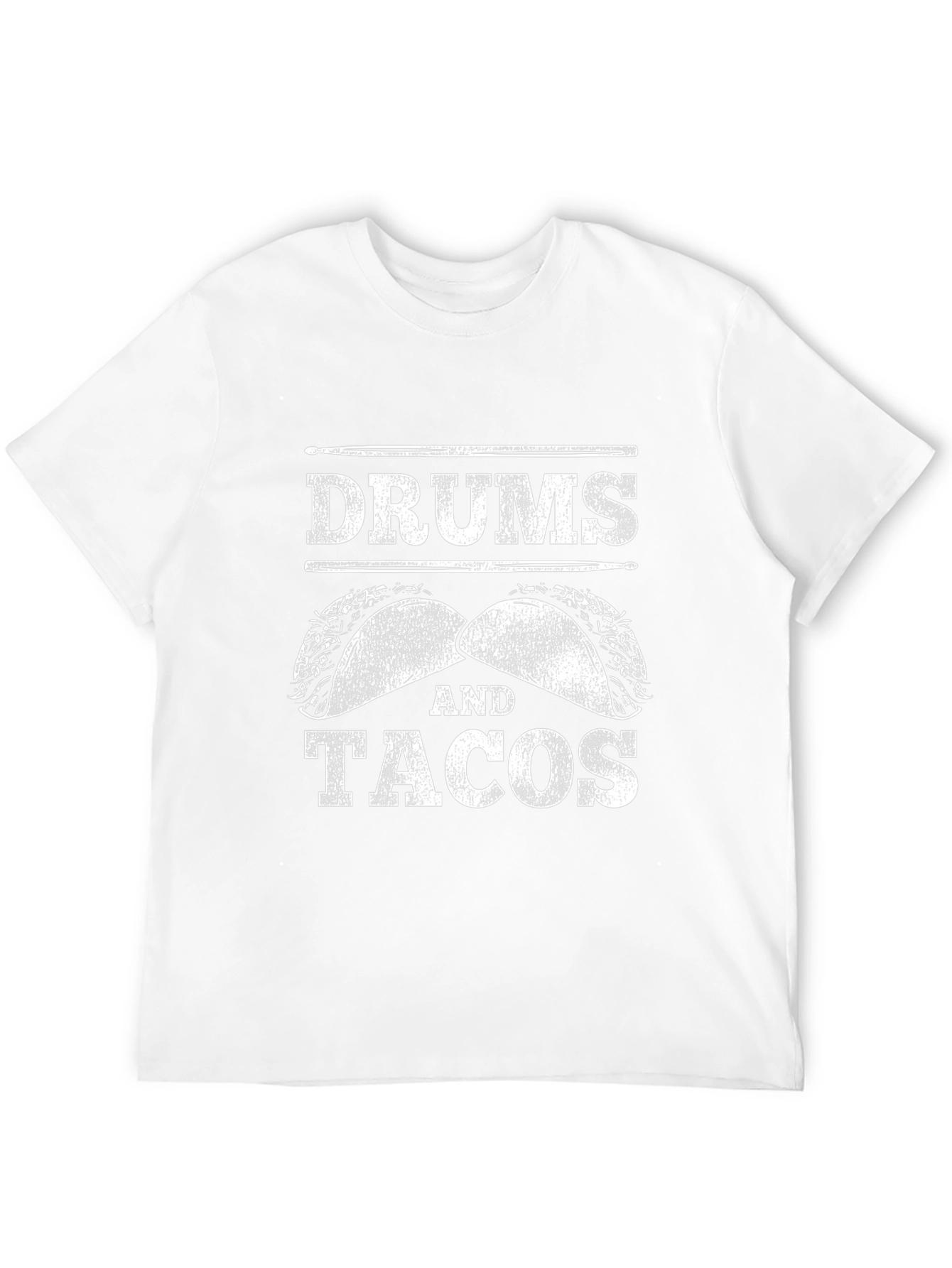Drums and Tacos Black Graphic Tee