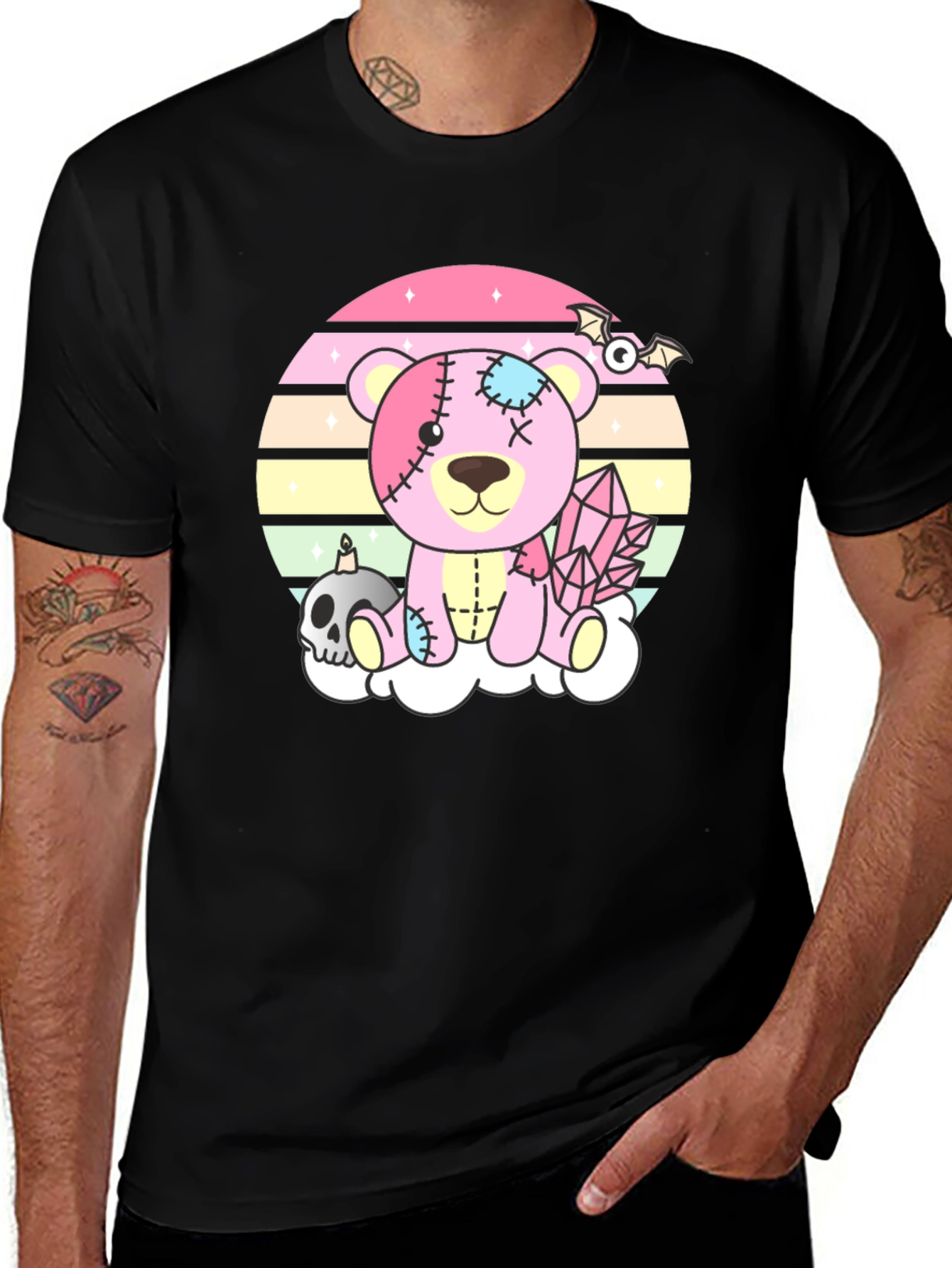 Pastel Goth Teddy Bear T-Shirt