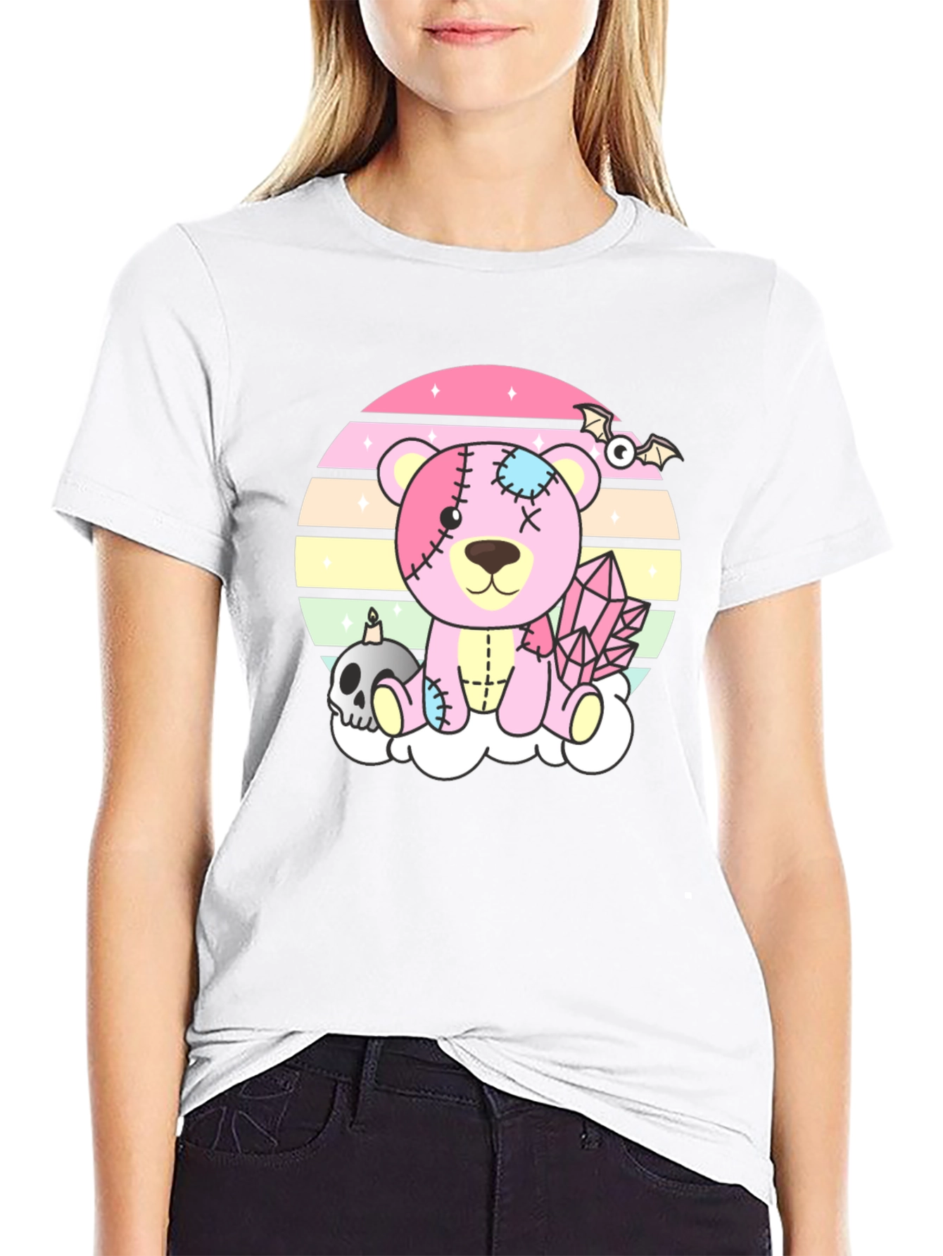 Pastel Goth Teddy Bear T-Shirt