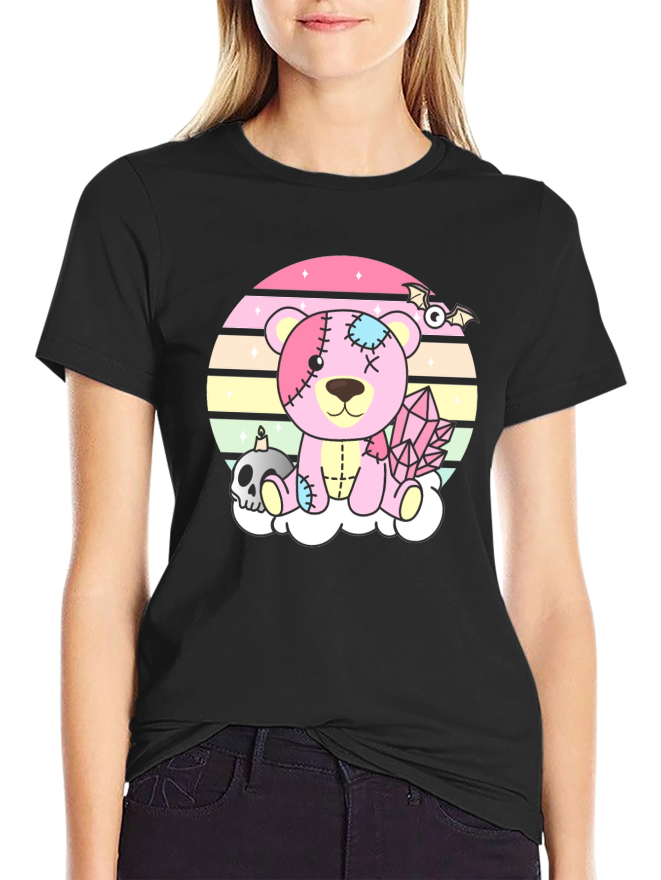 Pastel Goth Teddy Bear T-Shirt