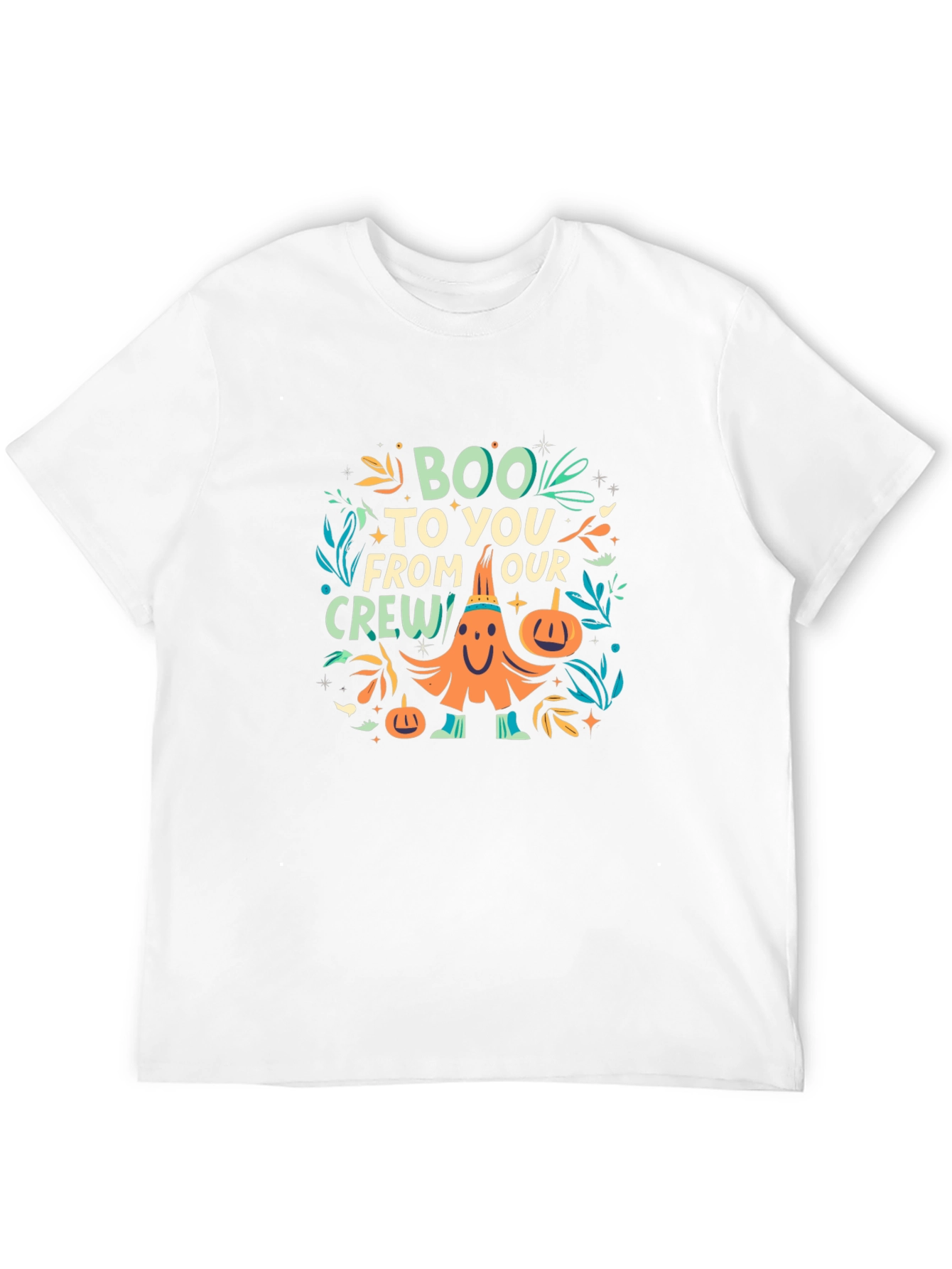 Boo To You From Our Crew Halloween Graphic Tee