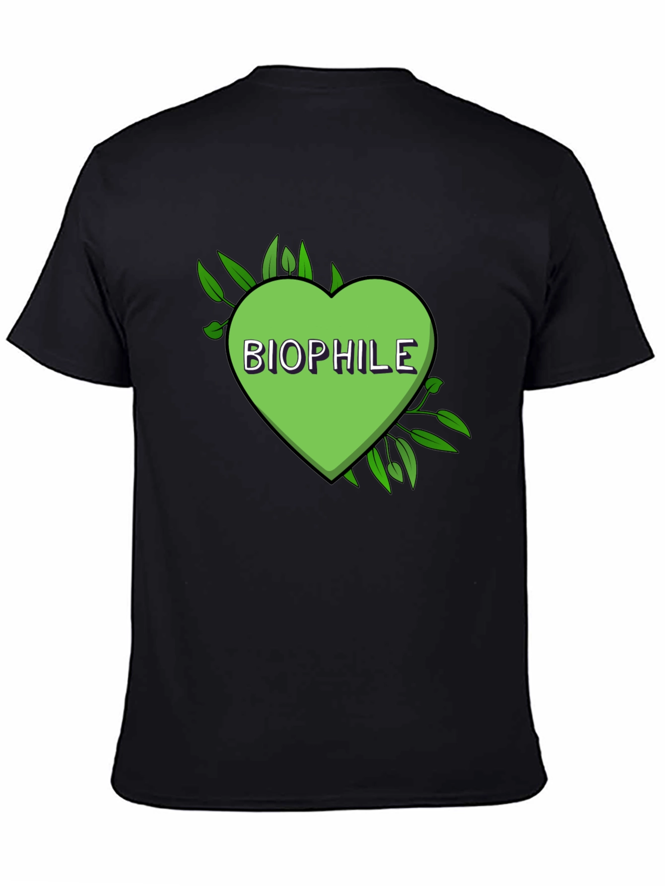 Biophile Heart Graphic Tee - Nature Lover Shirt