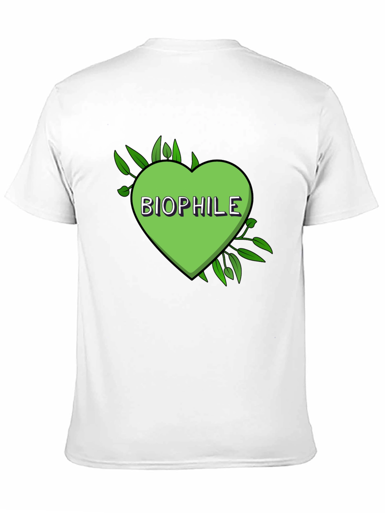 Biophile Heart Graphic Tee - Nature Lover Shirt