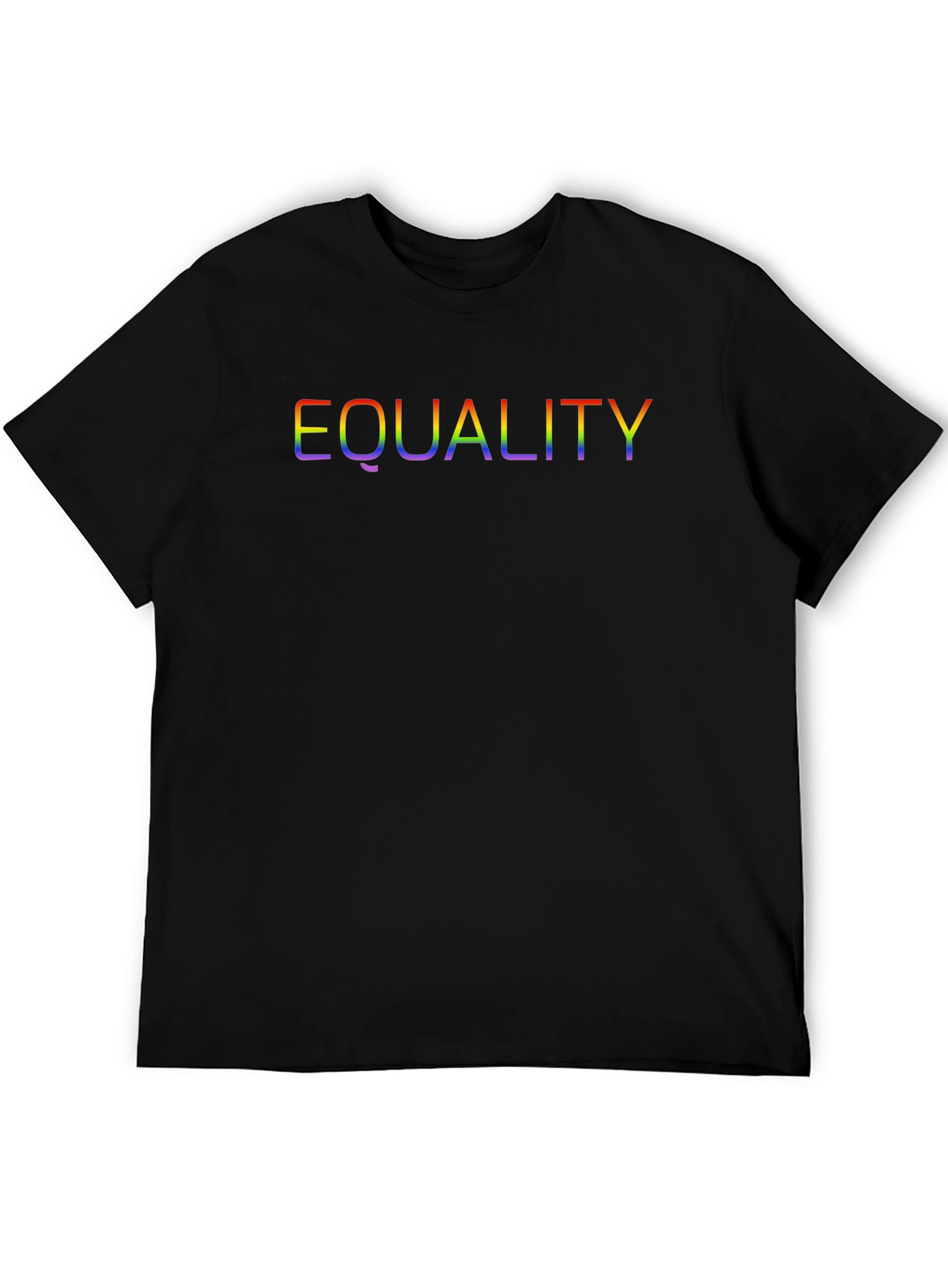 Equality Rainbow Pride T-Shirt - Black