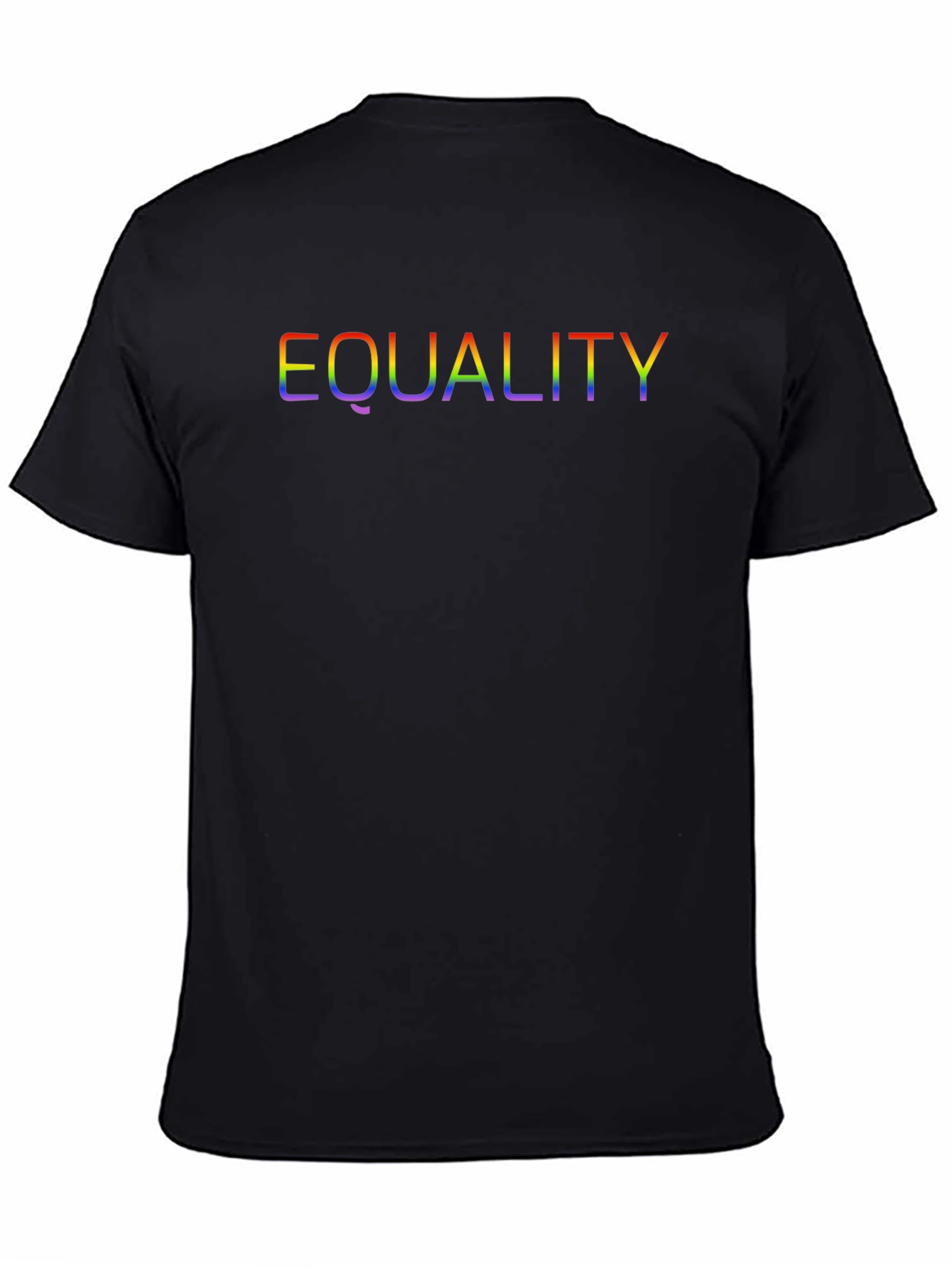 Equality Rainbow Pride T-Shirt - Black
