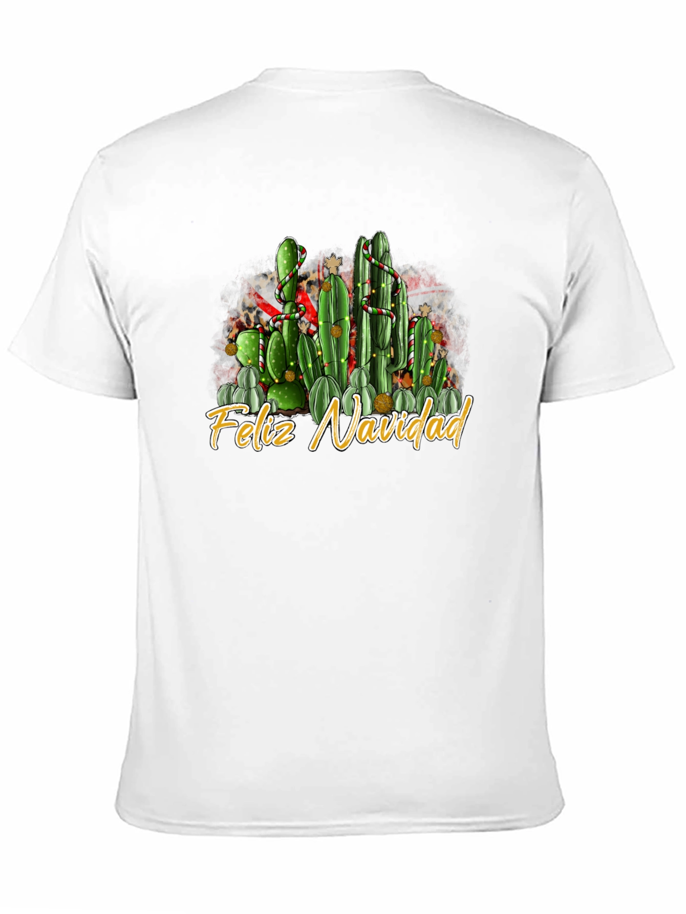 Feliz Navidad Cactus Christmas T-Shirt