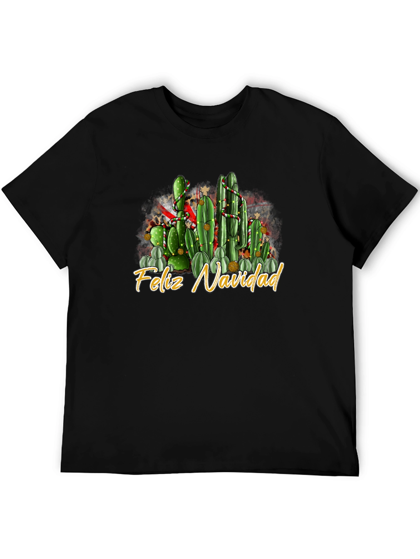 Feliz Navidad Cactus Christmas T-Shirt