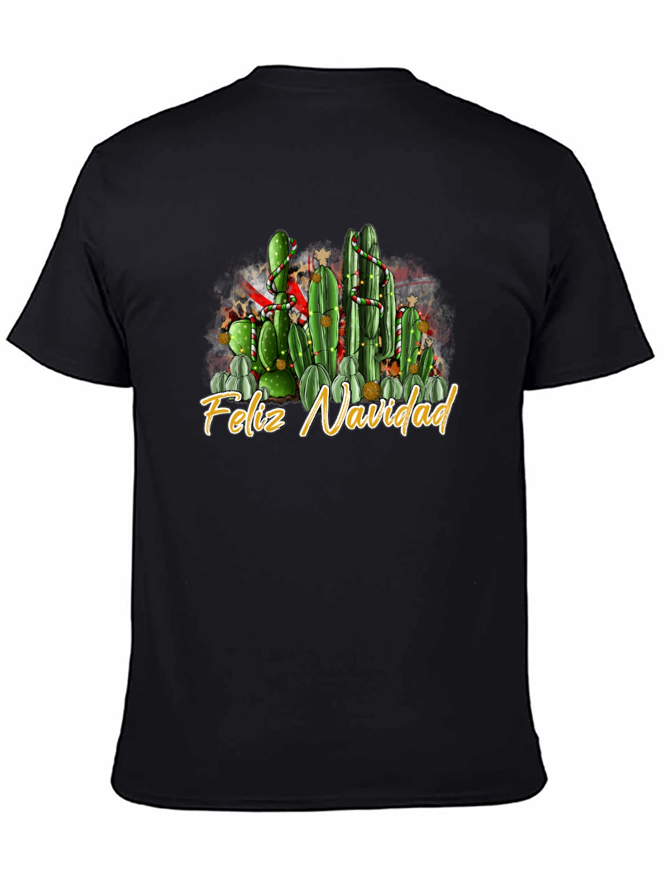 Feliz Navidad Cactus Christmas T-Shirt