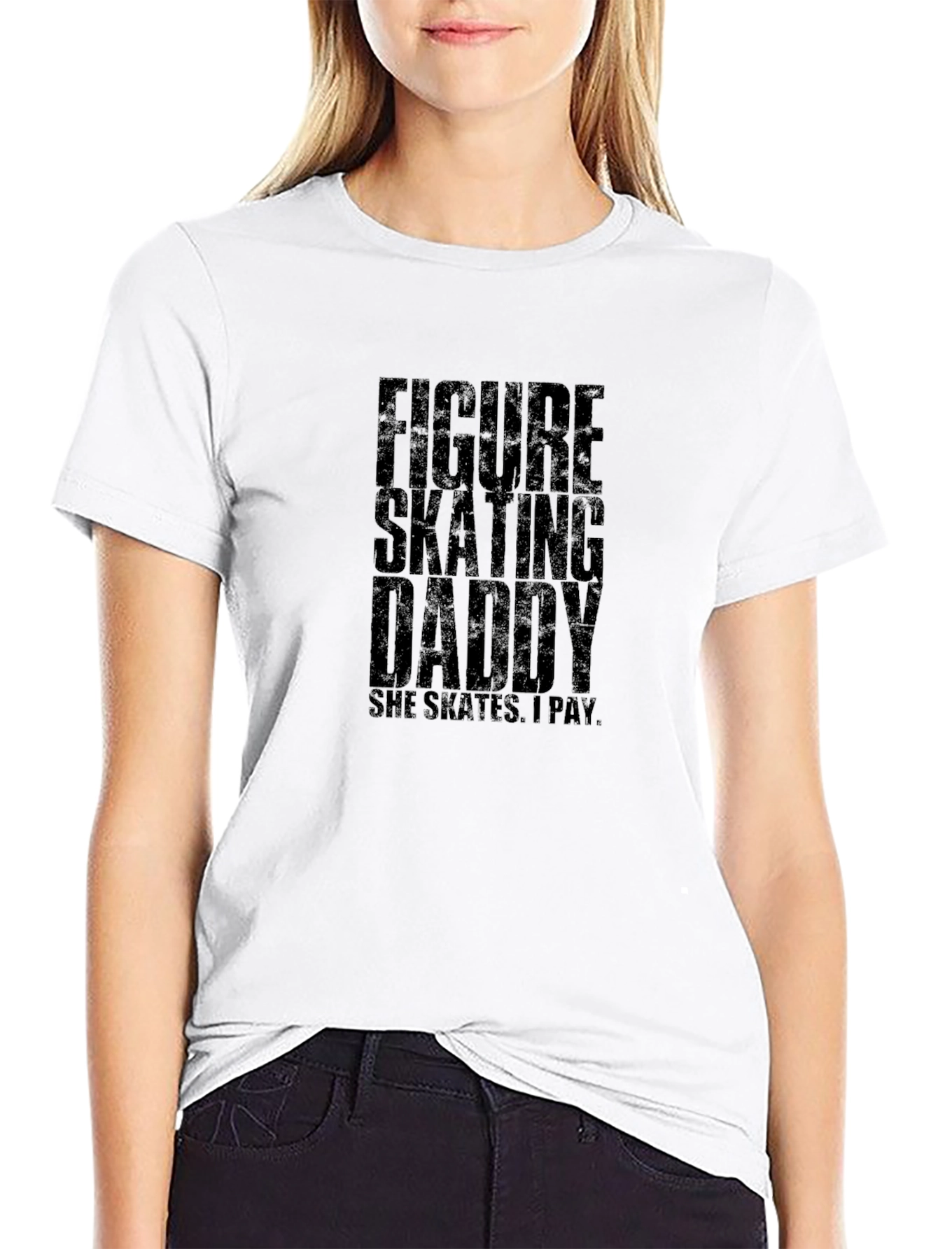 Figure Skating Daddy T-Shirt - Skates I Pay