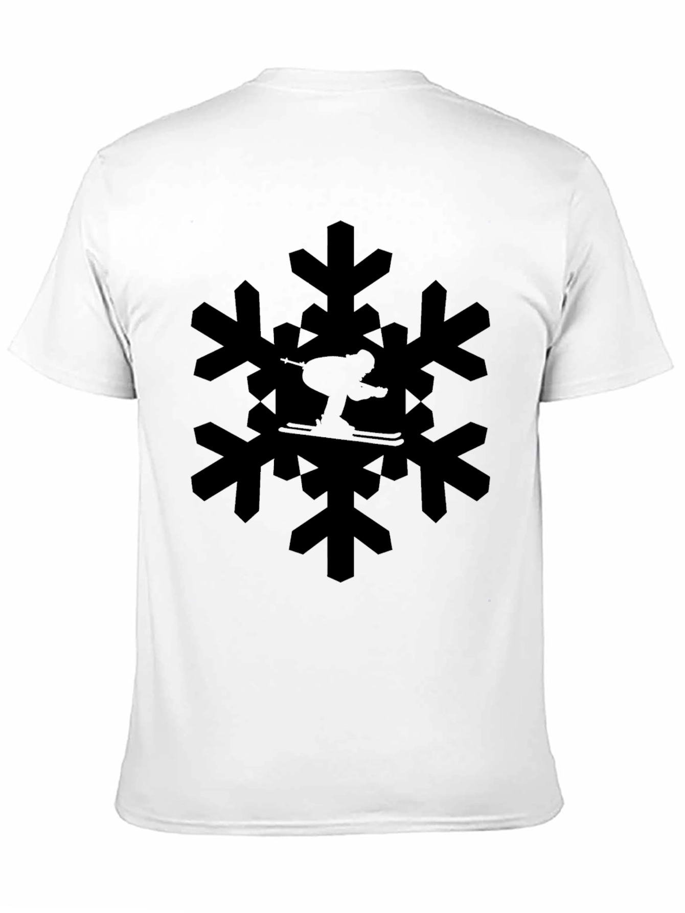 Snowflake Skiing T-Shirt