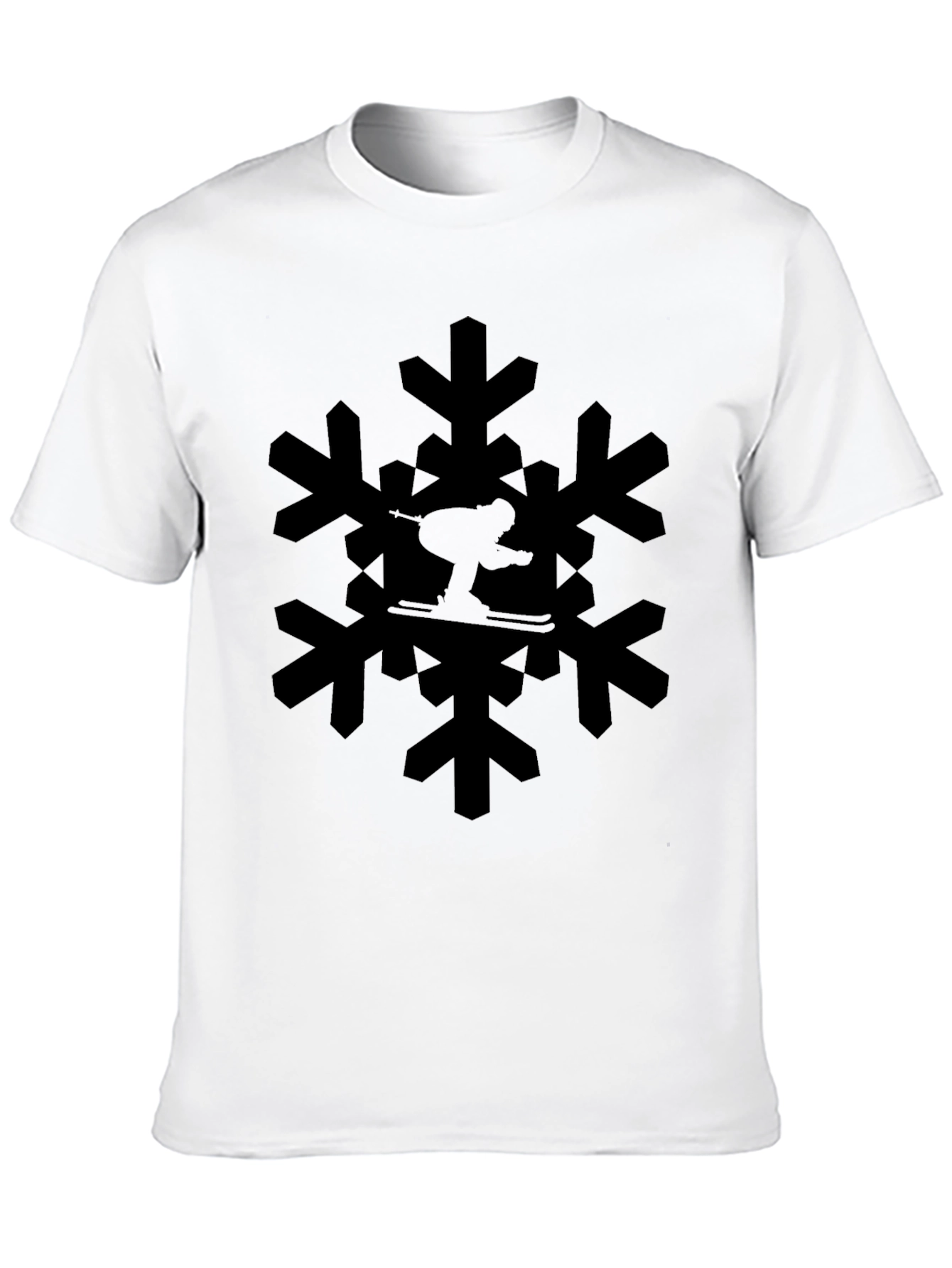 Snowflake Skiing T-Shirt